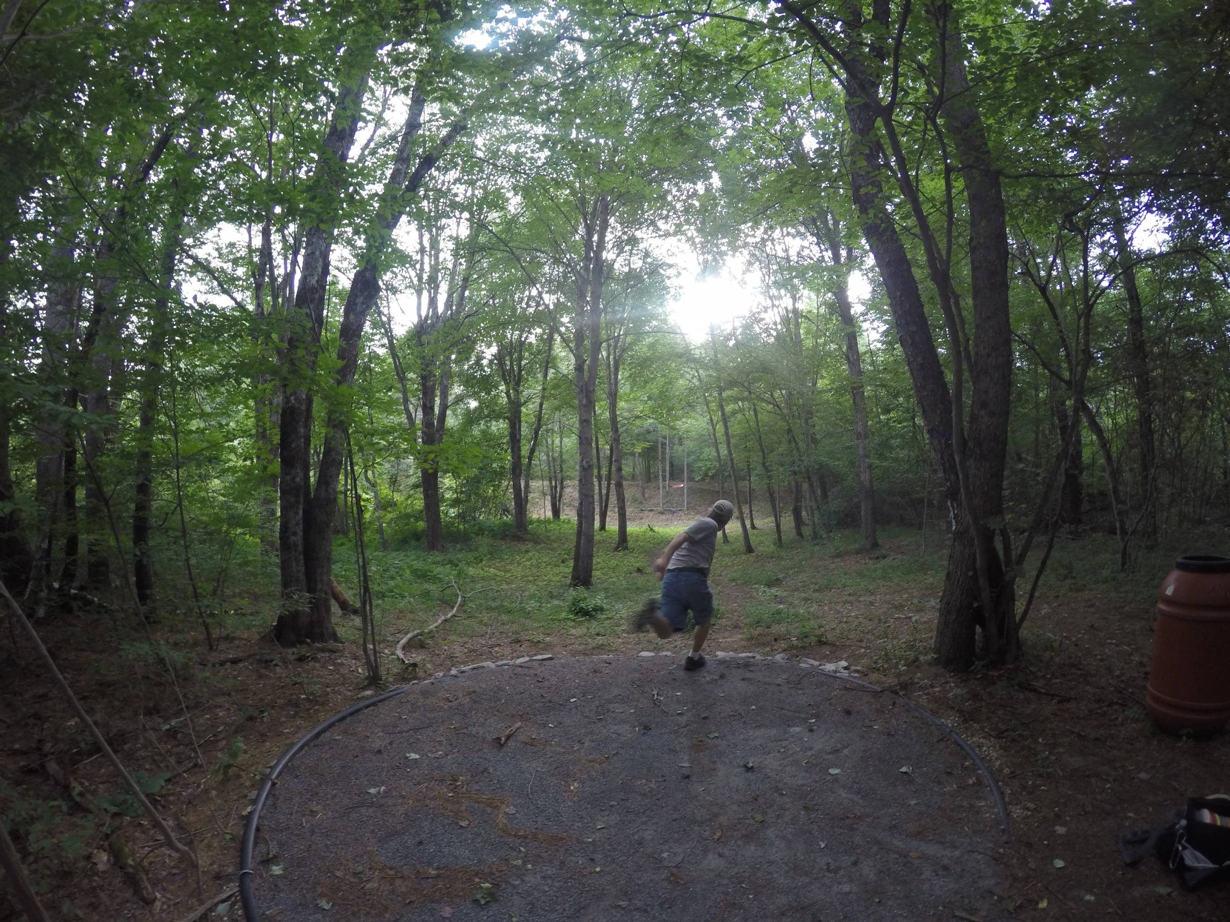 Hole 7 • Salmon Falls DGC (Rochester, NH) Disc Golf Courses Disc