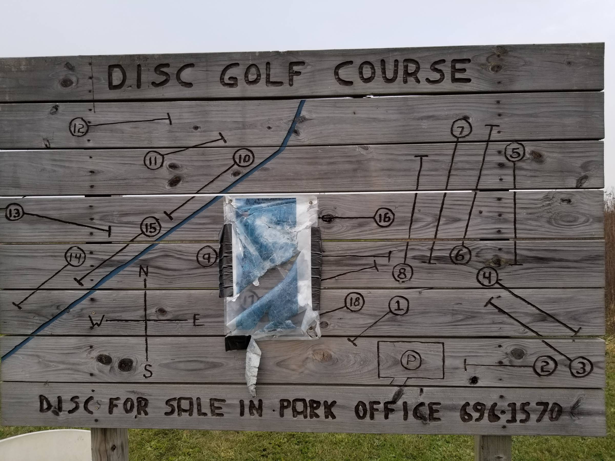 Hole 1 • Freedom Park (Lowell, IN) Disc Golf Courses Disc Golf Scene