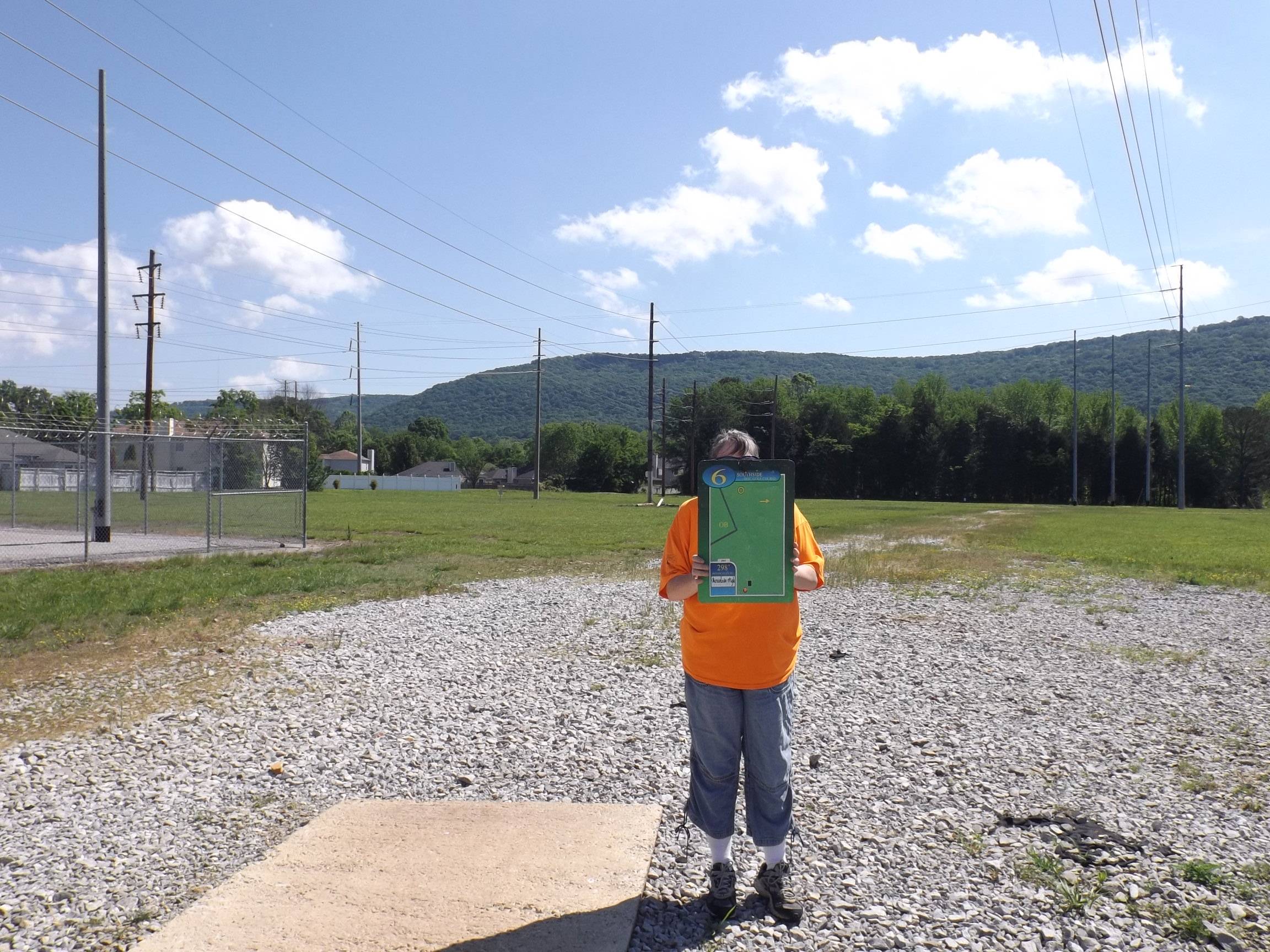 Hole 6 • Southside Park (Huntsville, AL) Disc Golf Courses Disc
