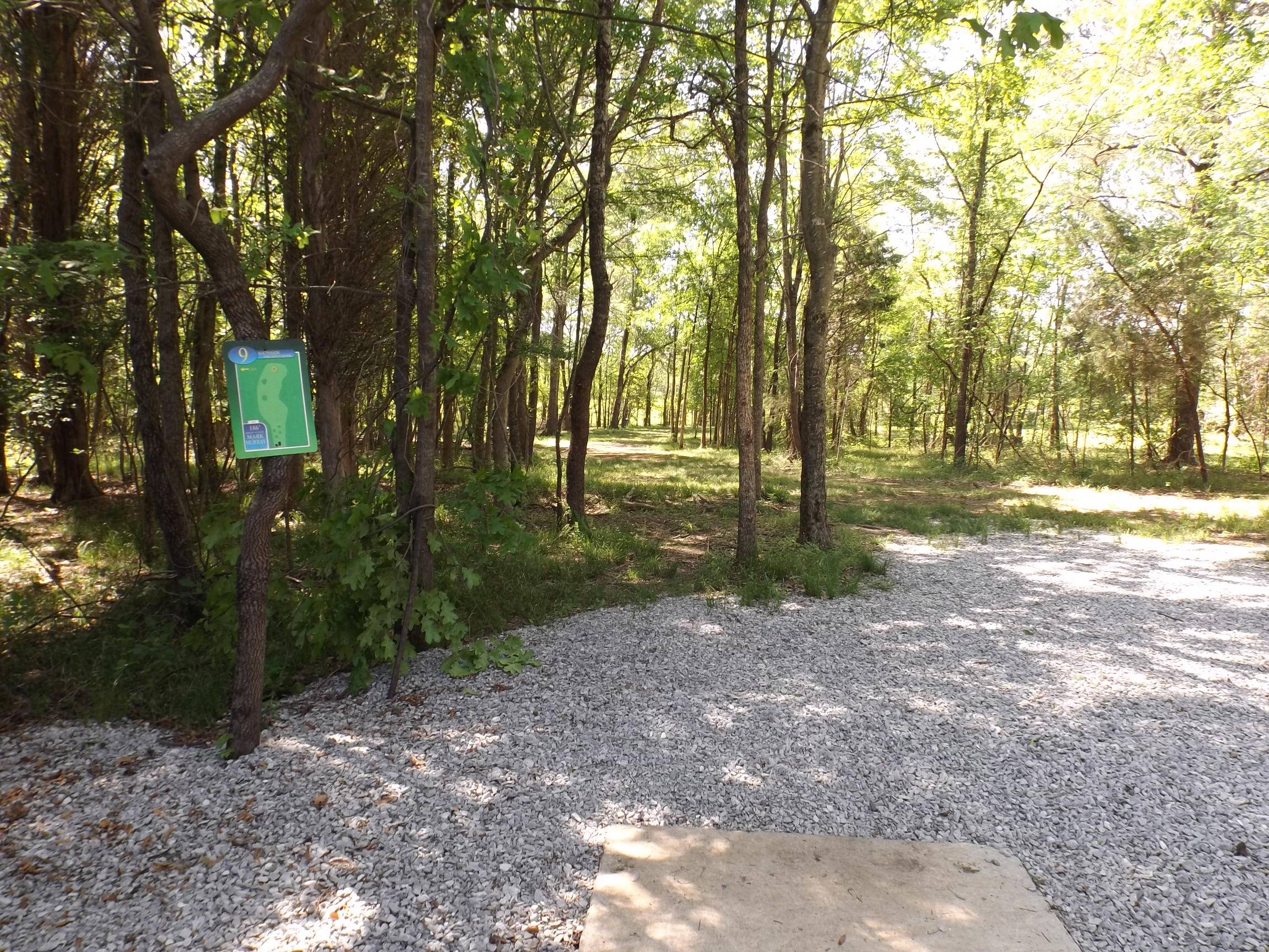 Hole 9 • Southside Park (Huntsville, AL) Disc Golf Courses Disc