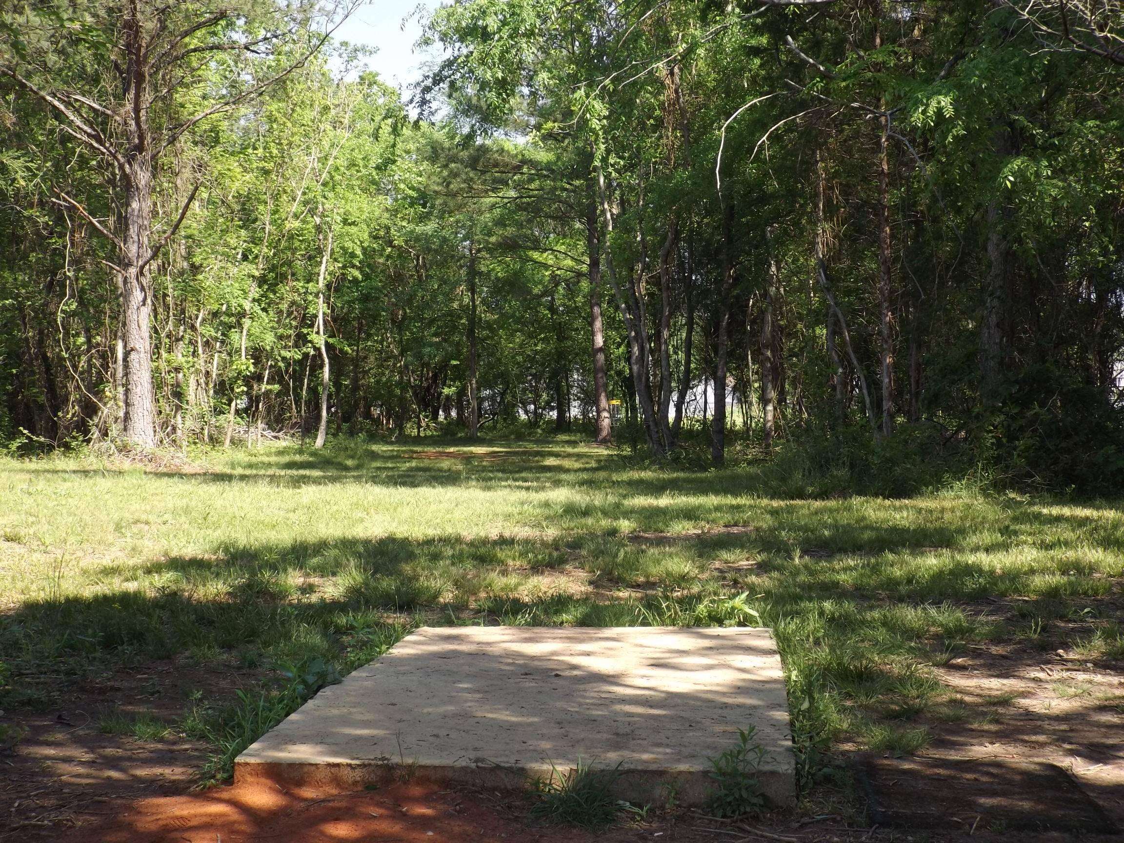 Hole 1 • Southside Park (Huntsville, AL) Disc Golf Courses Disc