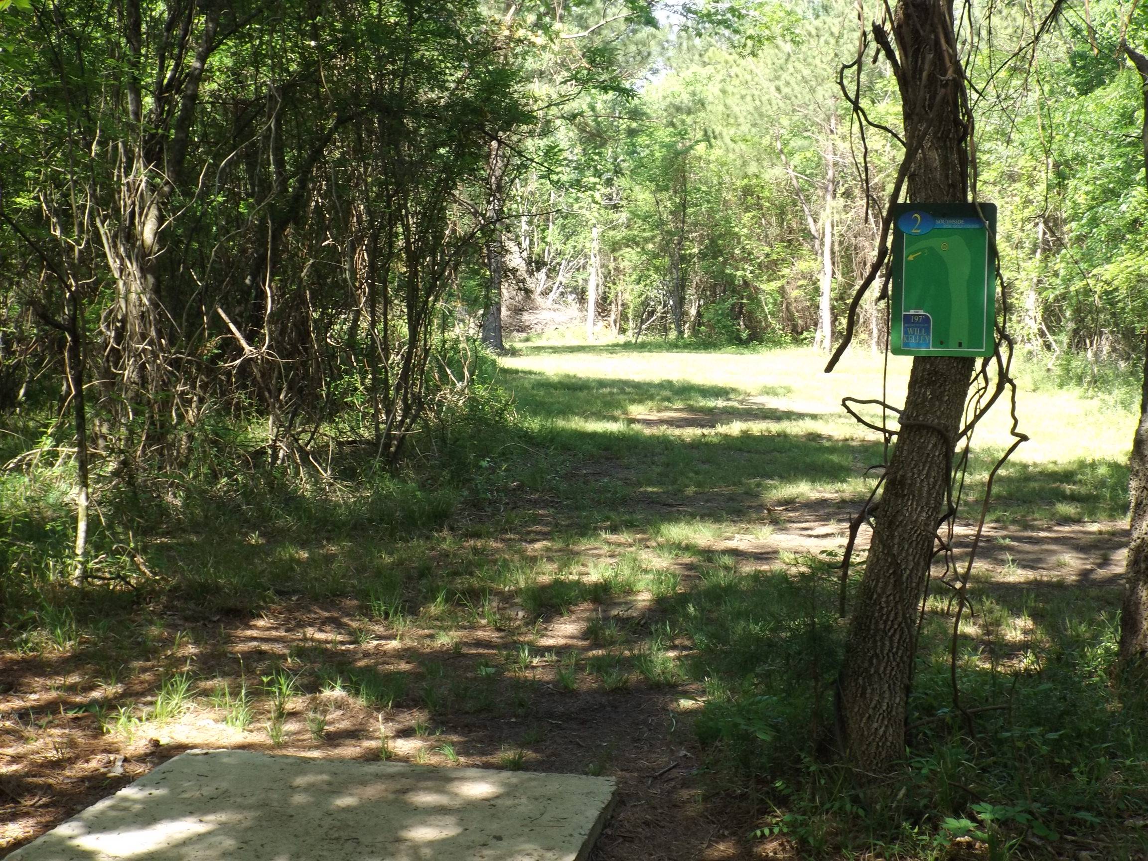 Hole 2 • Southside Park (Huntsville, AL) Disc Golf Courses Disc