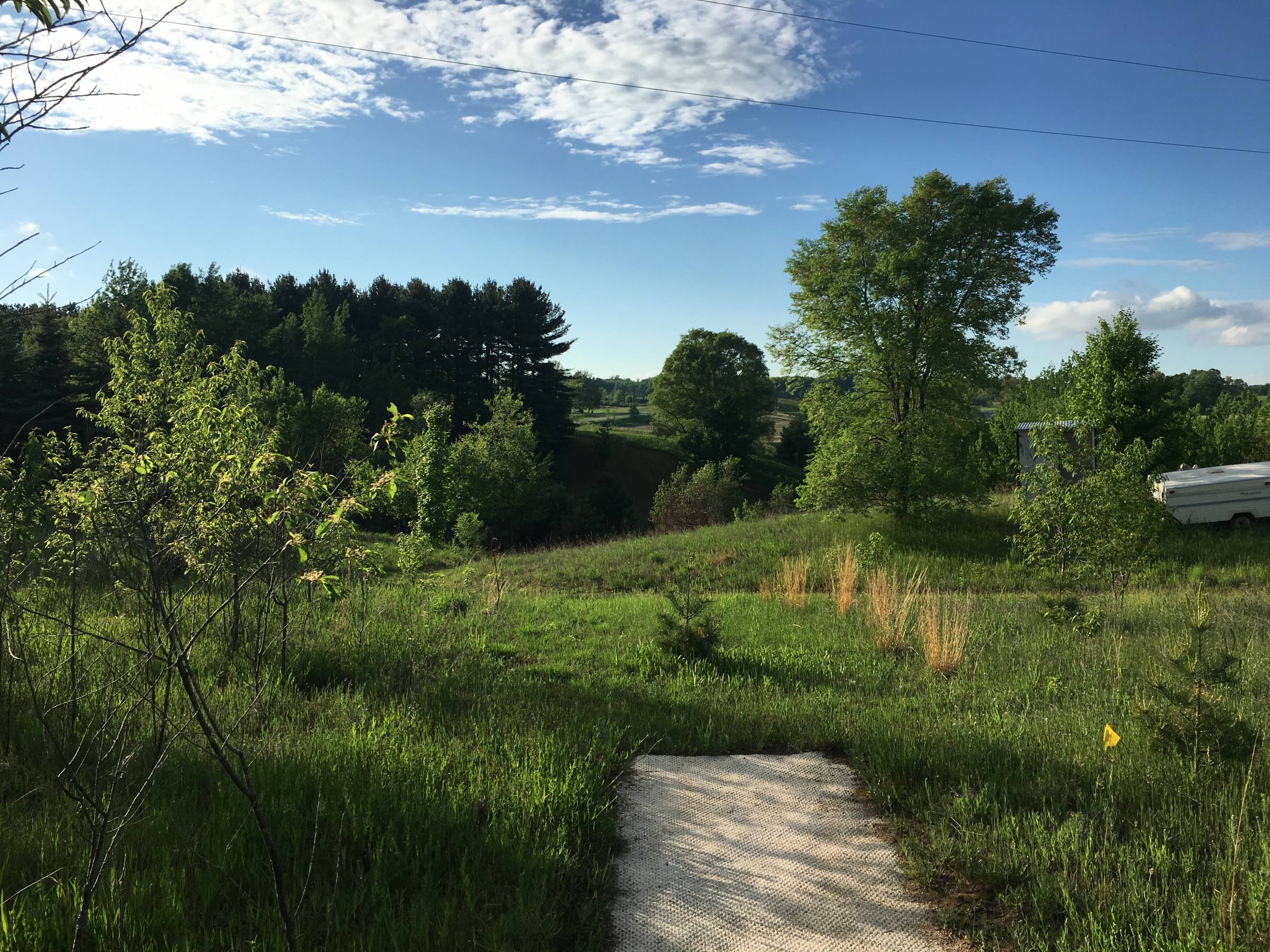Hole 1 • Highland Groves (Traverse City, MI) Disc Golf Courses Disc