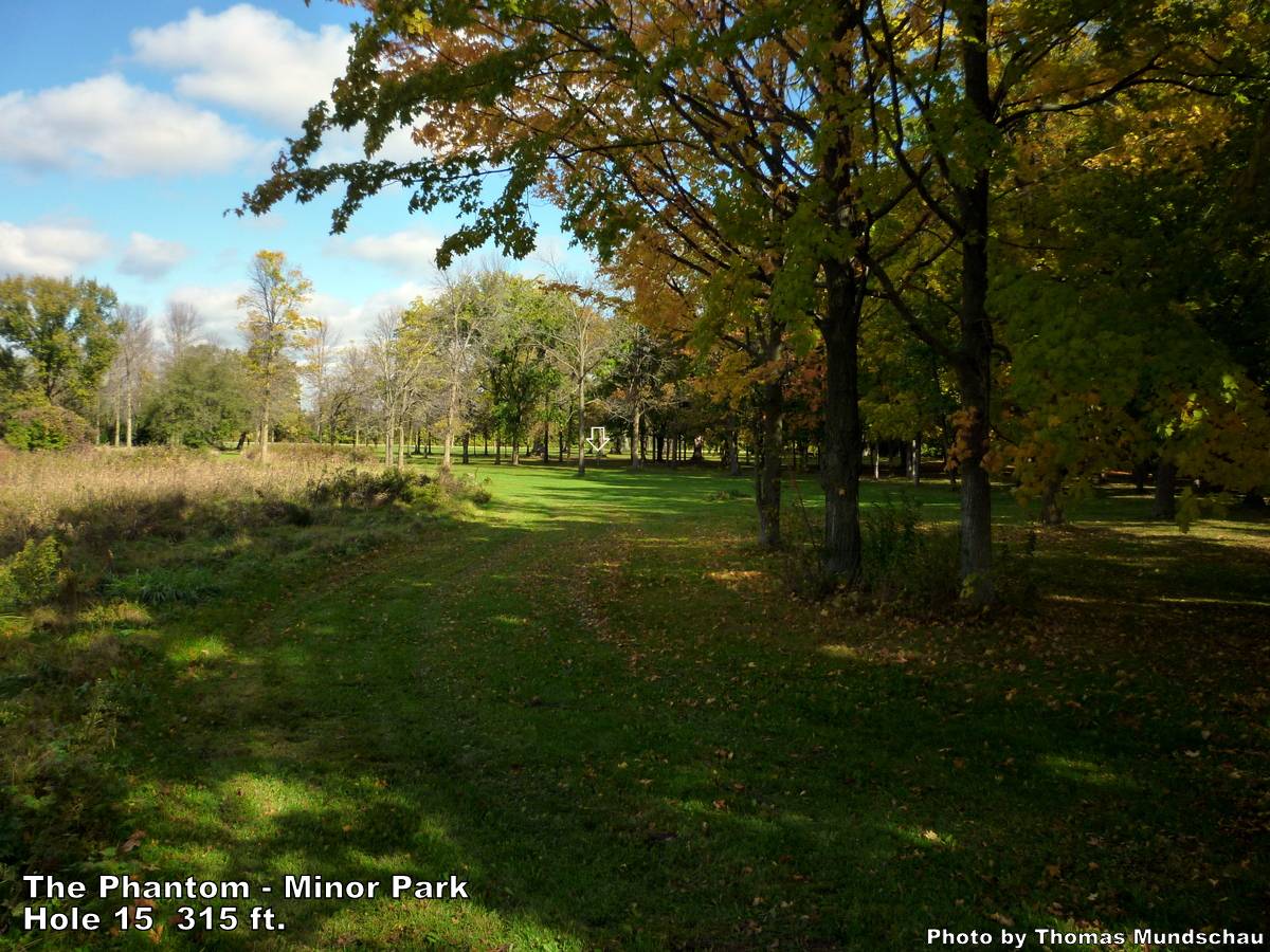 Hole 15 • The Phantom / Minor Park (Mukwonago, WI) Disc Golf Courses