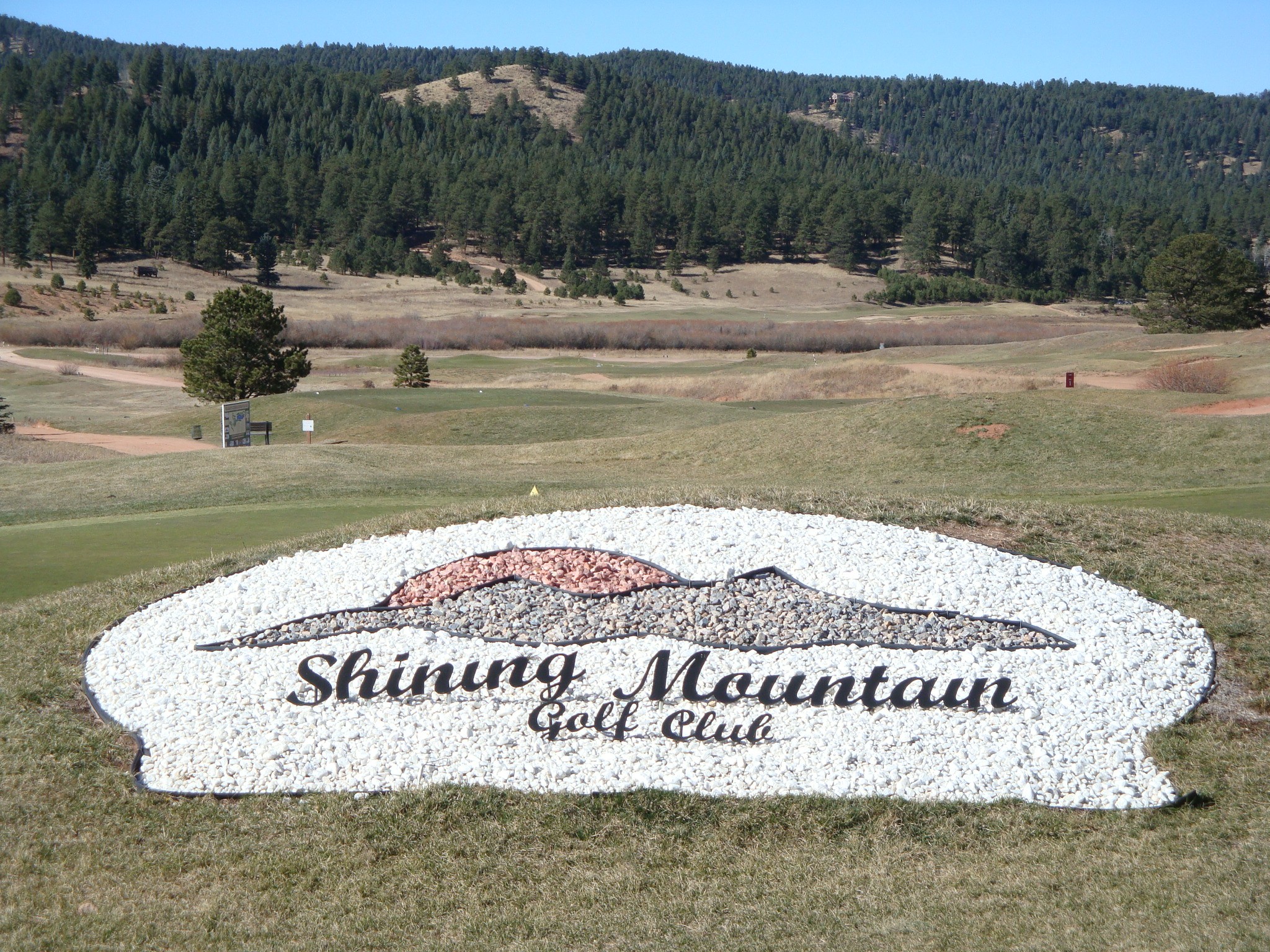 Hole 1 • Shining Mountain Golf Course (Woodland Park, CO) Disc Golf