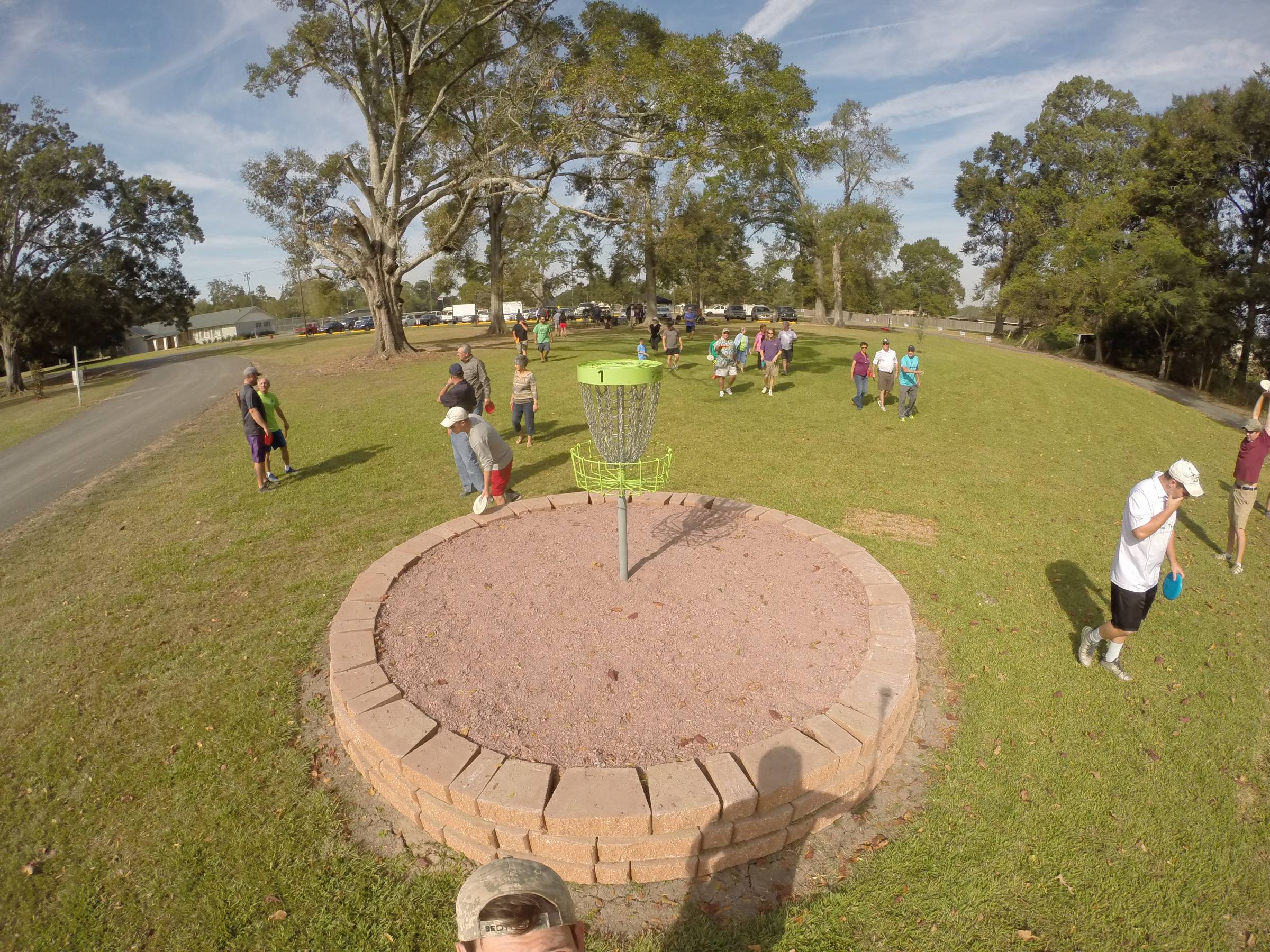 Hole 1 • Magnolia Park (St. Martinville, LA) Disc Golf Courses Disc