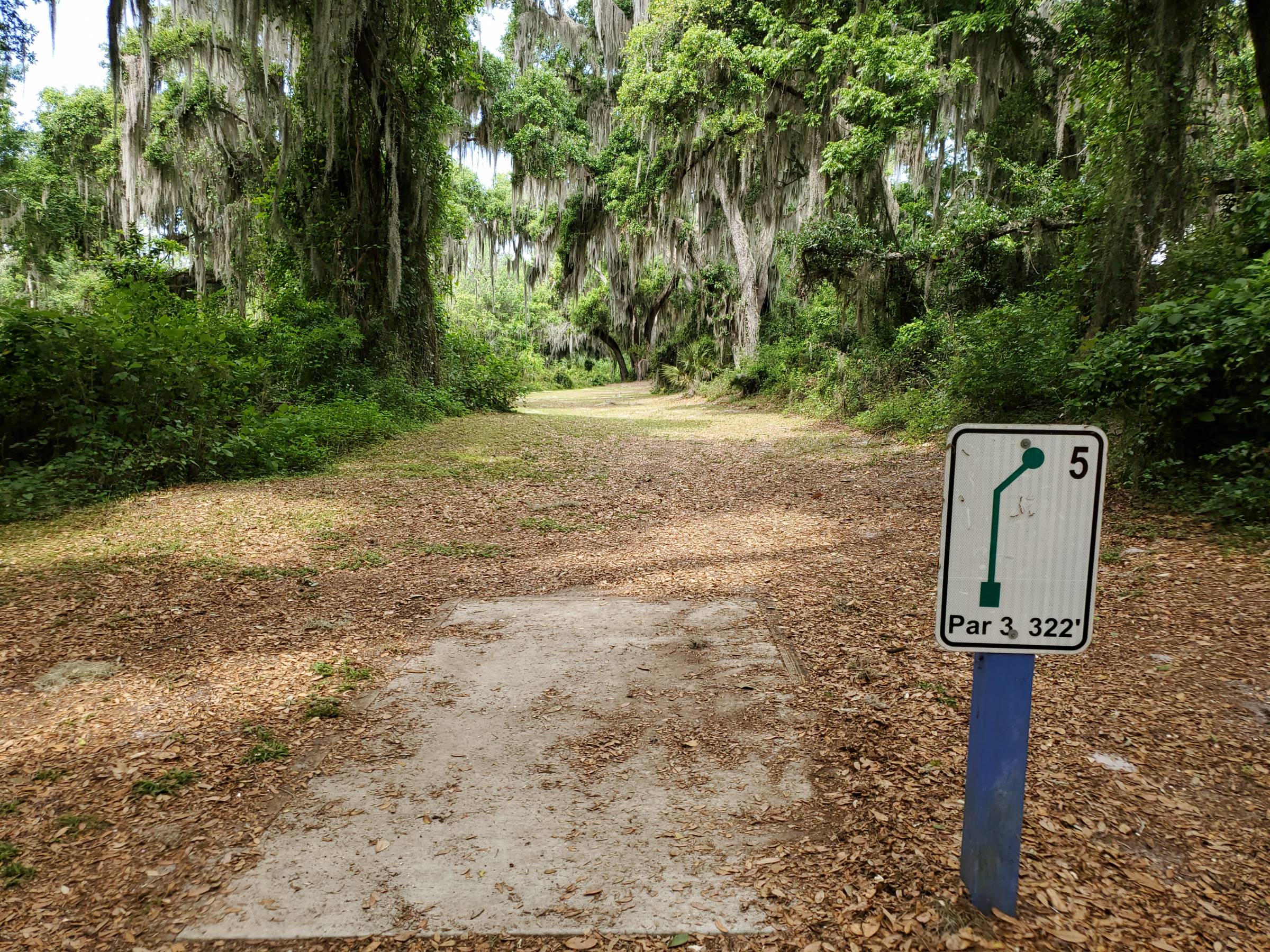 Hole 5 • Lake Okahumpka Park (Wildwood, FL) Disc Golf Courses Disc