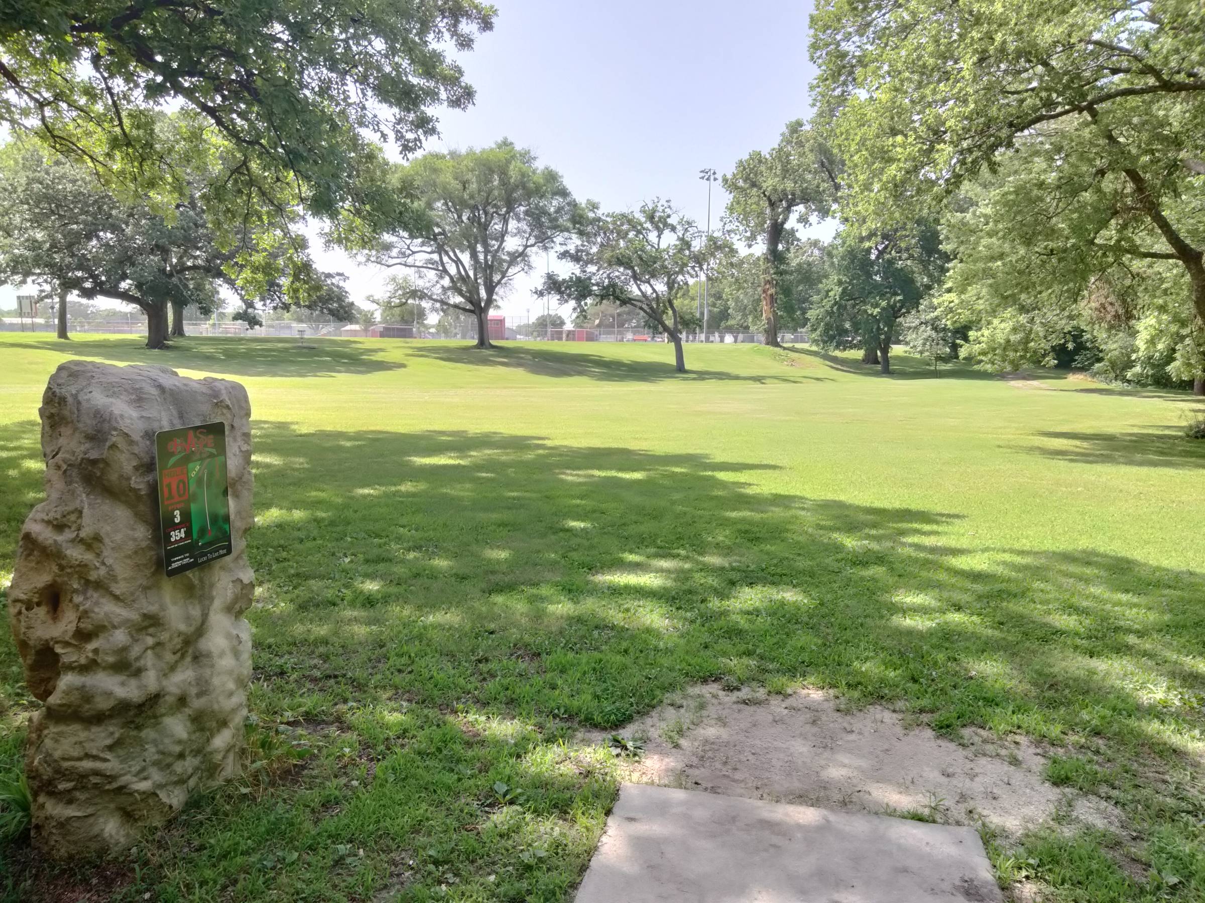 Hole 10 • Swope Park (Cottonwood Falls, KS) Disc Golf Courses Disc