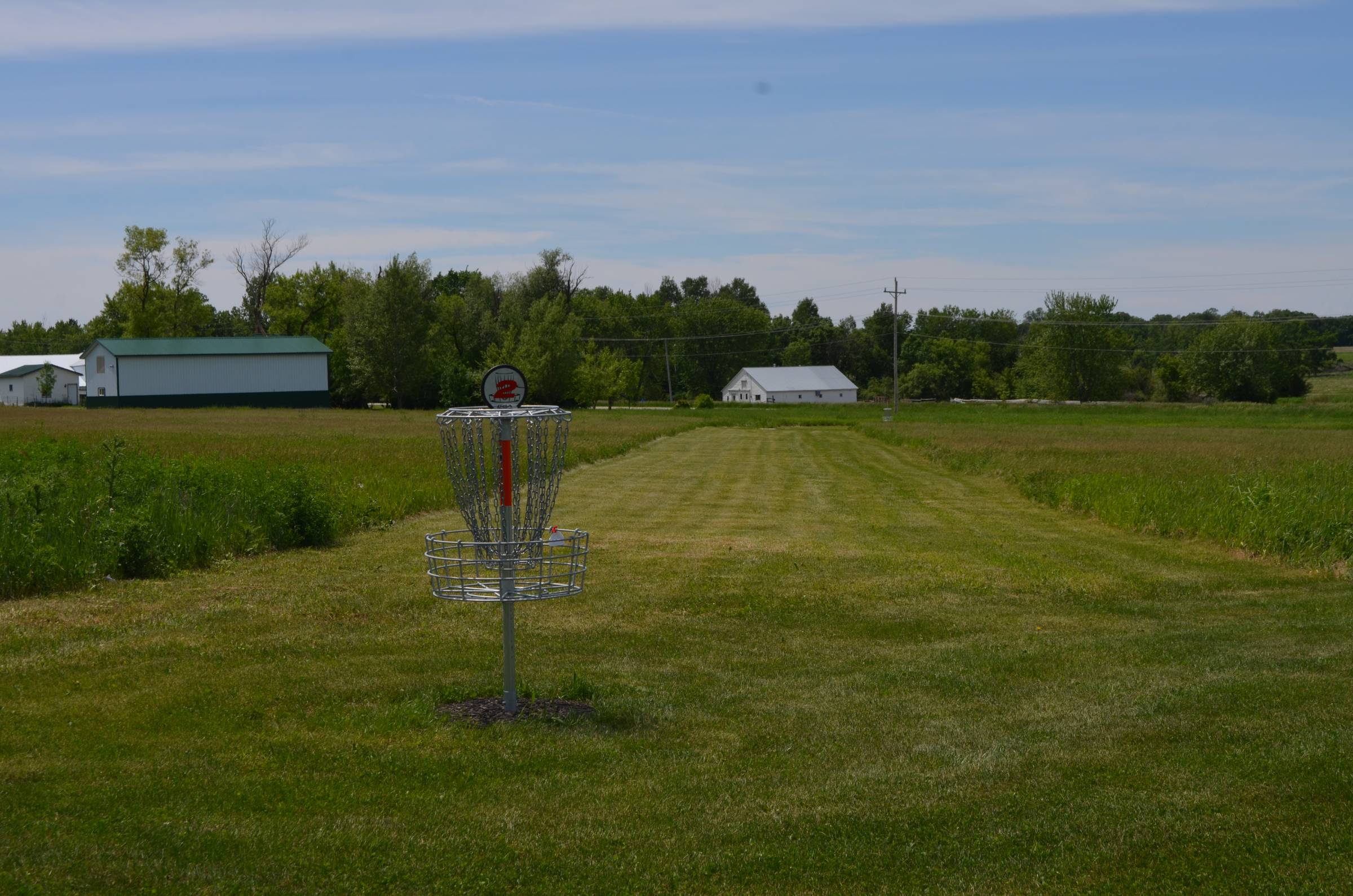 Hole 2 • BerthaHewitt School (Bertha, MN) Disc Golf Courses Disc