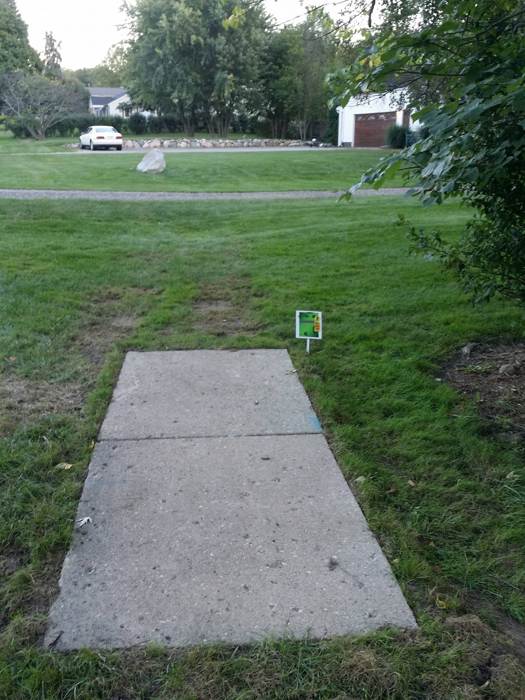 Hole 2 • Three Acres Park (Byron Center, MI) Disc Golf Courses Disc