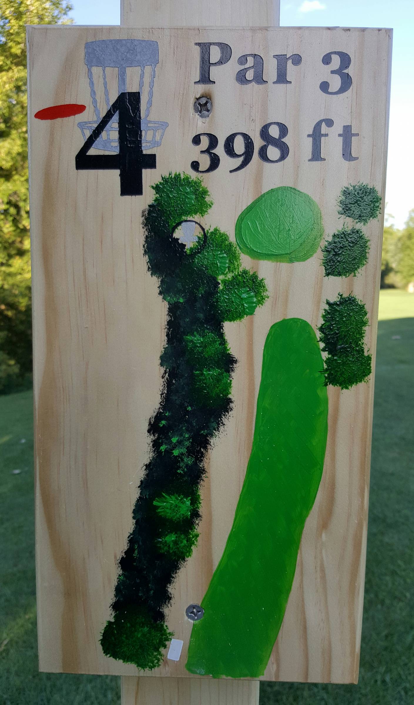 Hole 4 • South course / Pine Hills DGC (Laingsburg, MI) Disc Golf