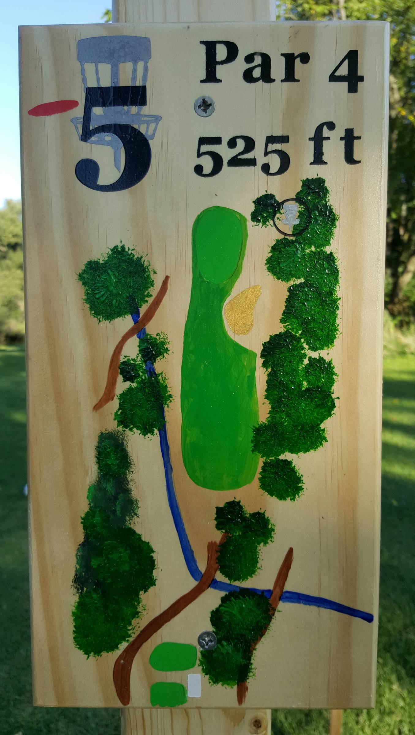 Hole 5 • South course / Pine Hills DGC (Laingsburg, MI) Disc Golf