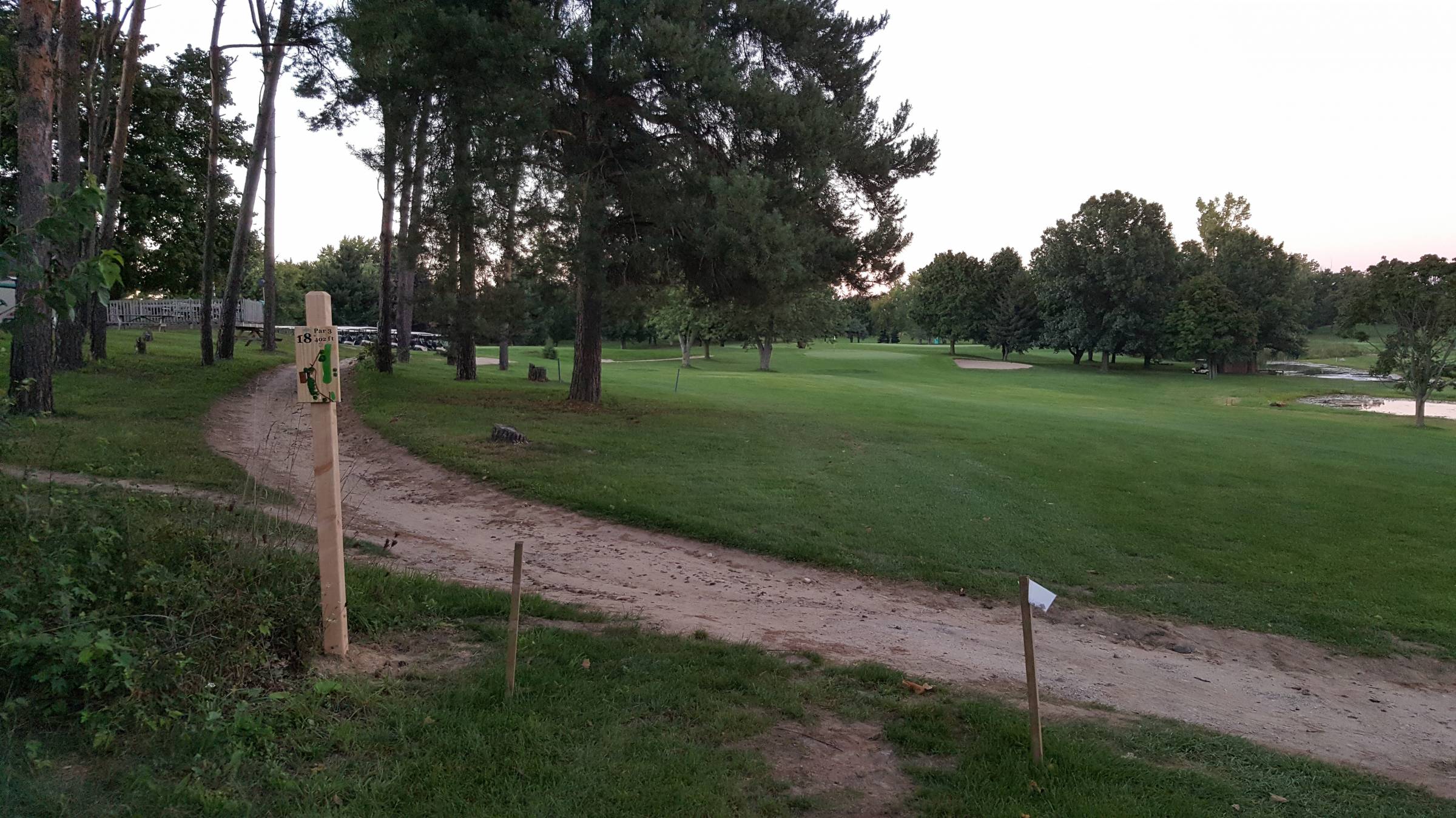 Hole 18 • South course / Pine Hills DGC (Laingsburg, MI) Disc Golf