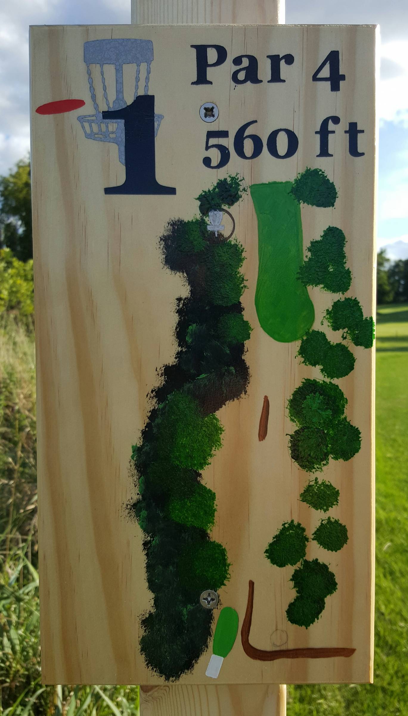 Hole 1 • South course / Pine Hills DGC (Laingsburg, MI) Disc Golf