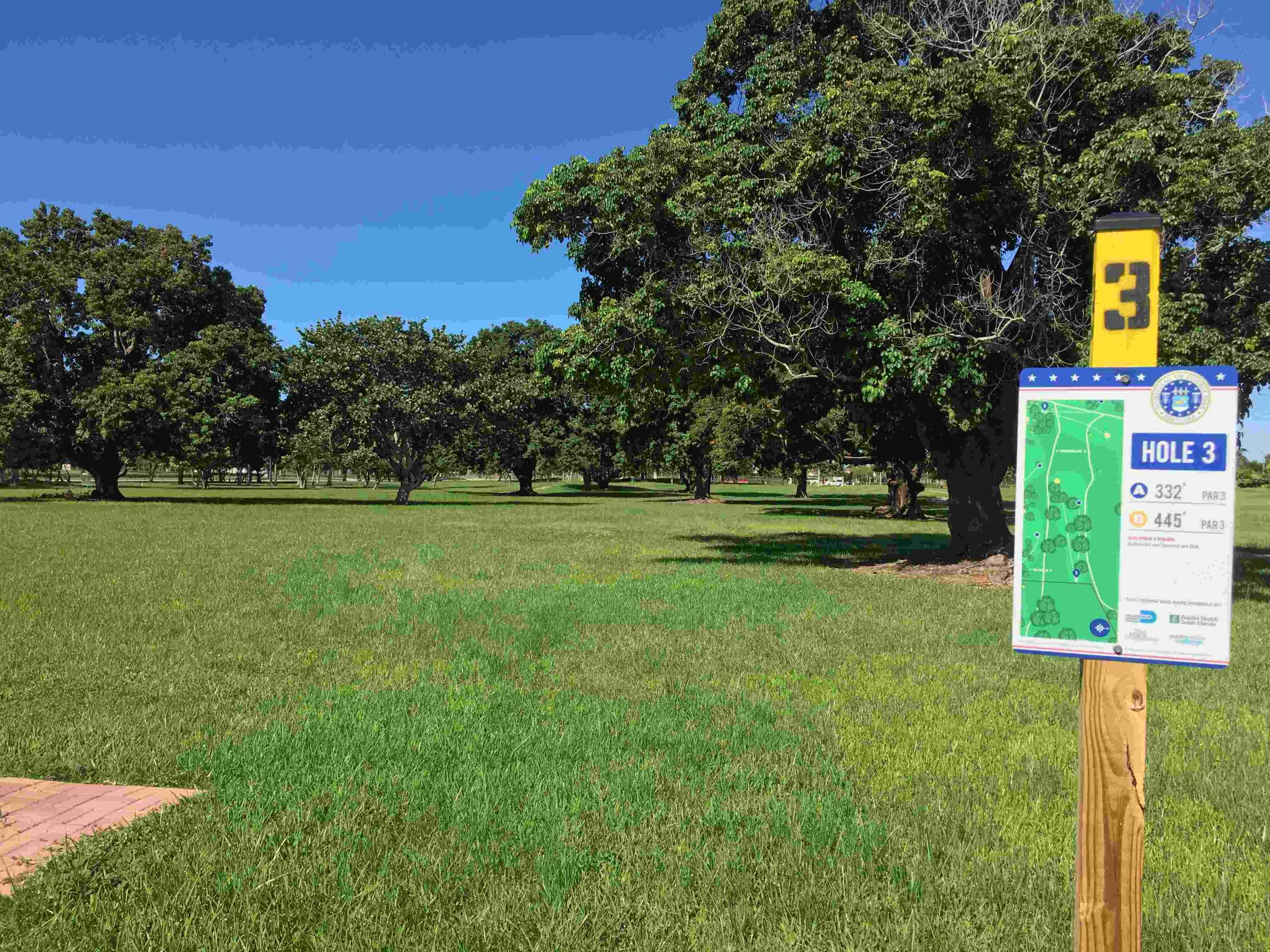 Hole 3 • Homestead Air Reserve Park (Homestead, FL) Disc Golf Courses