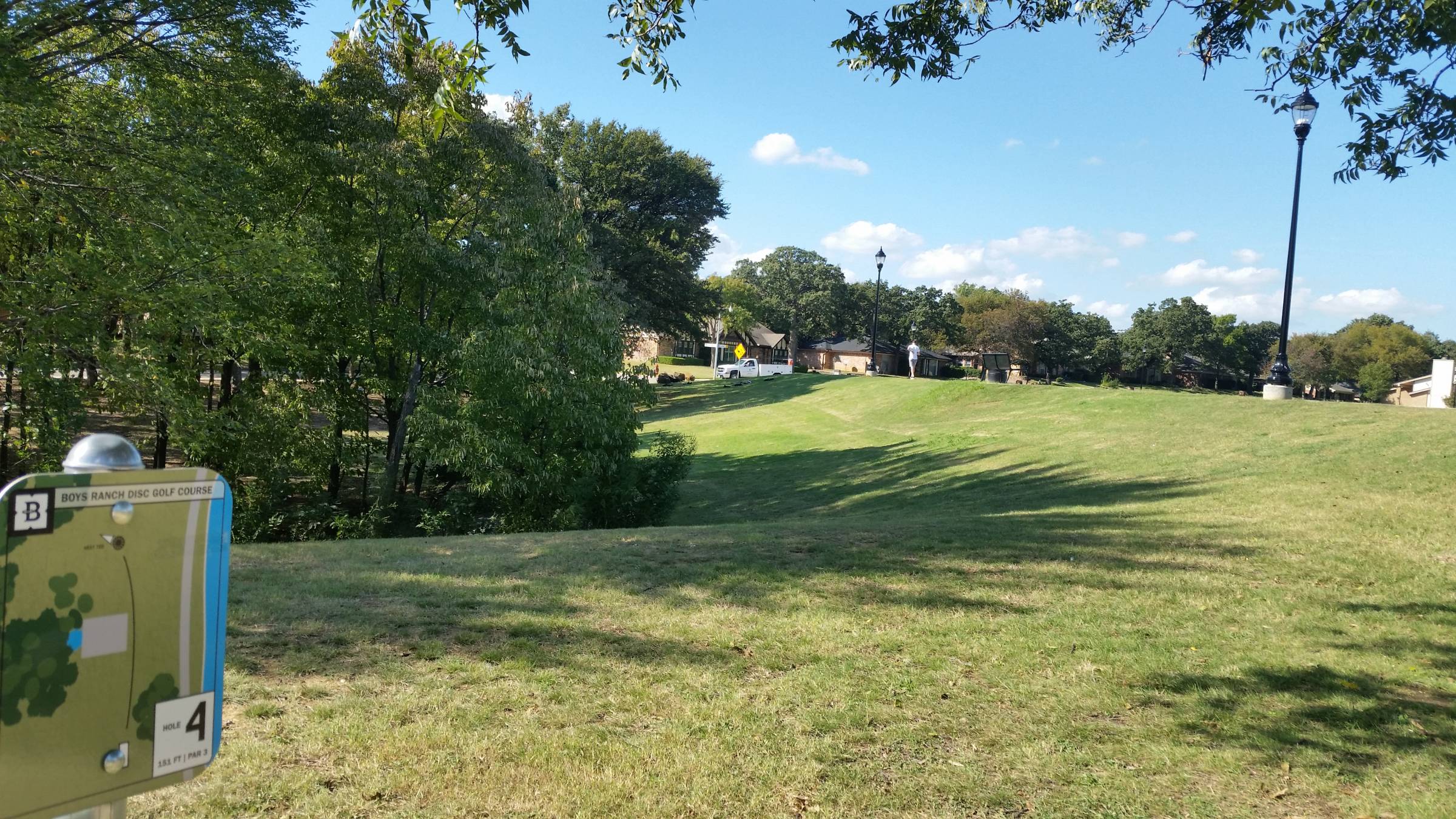 Hole 4 • Generations Park (Bedford, TX) Disc Golf Courses Disc Golf