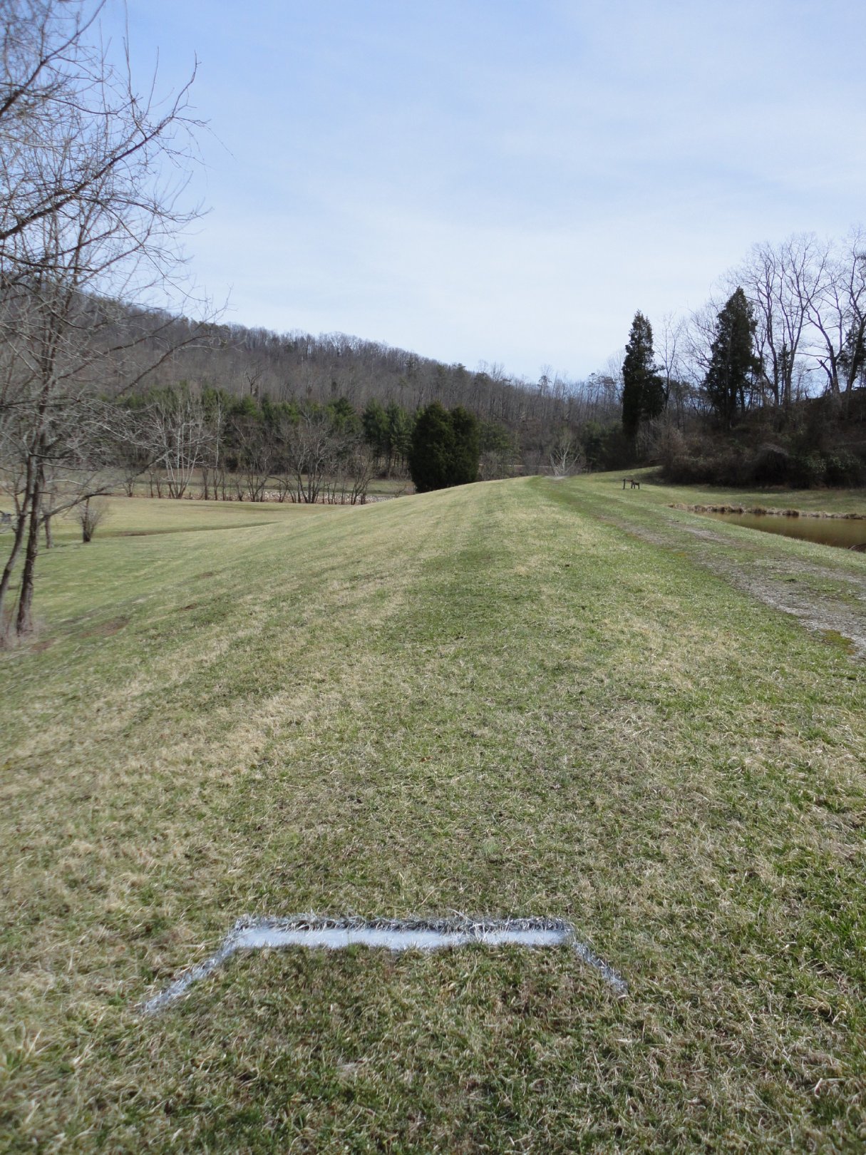 Hole 8 • Parchment Valley Winter Lake (Ripley, WV) Disc Golf Courses