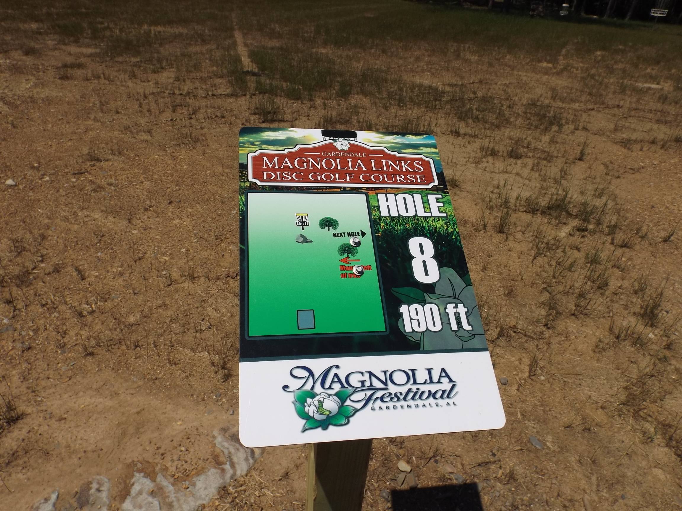 Hole 8 • Magnolia Links at Gardendale (Gardendale, AL) Disc Golf