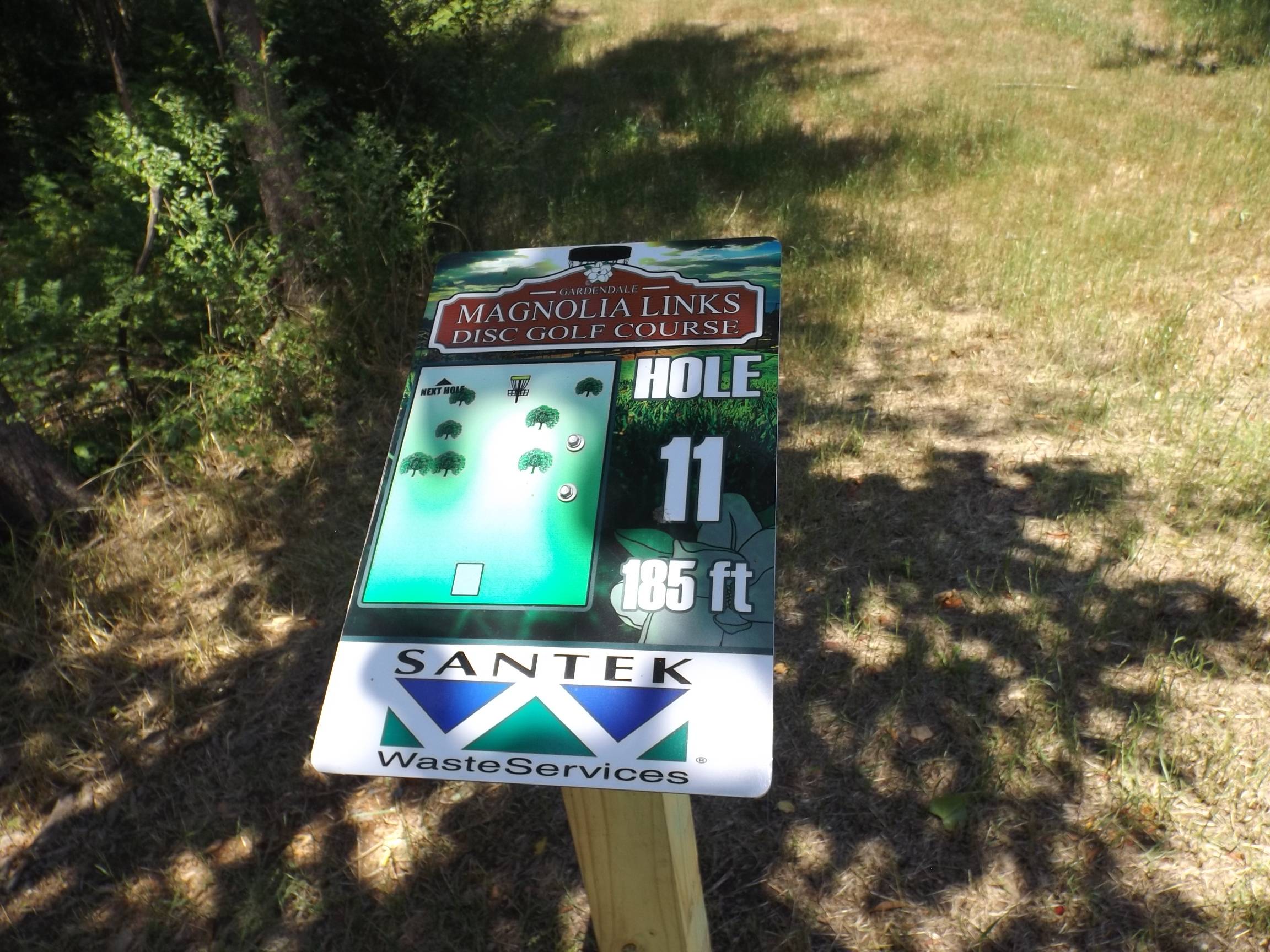 Hole 11 • Magnolia Links at Gardendale (Gardendale, AL) Disc Golf