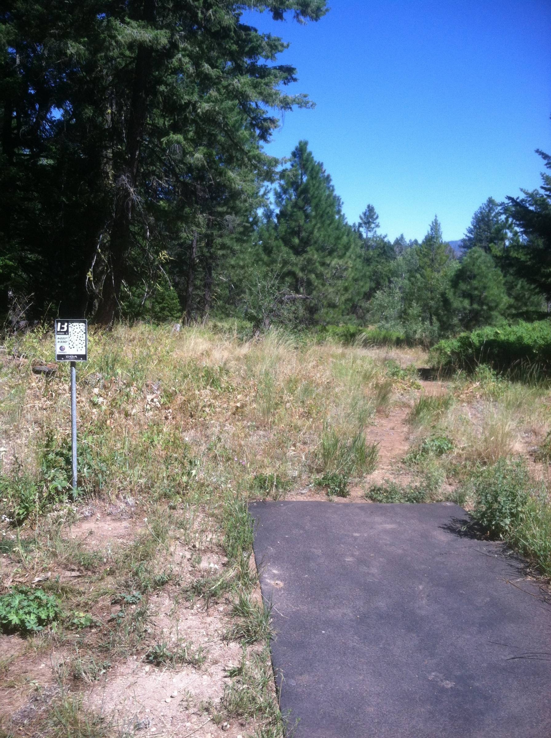 Hole 13 • Tamarack Resort (Donnelly, ID) Disc Golf Courses Disc