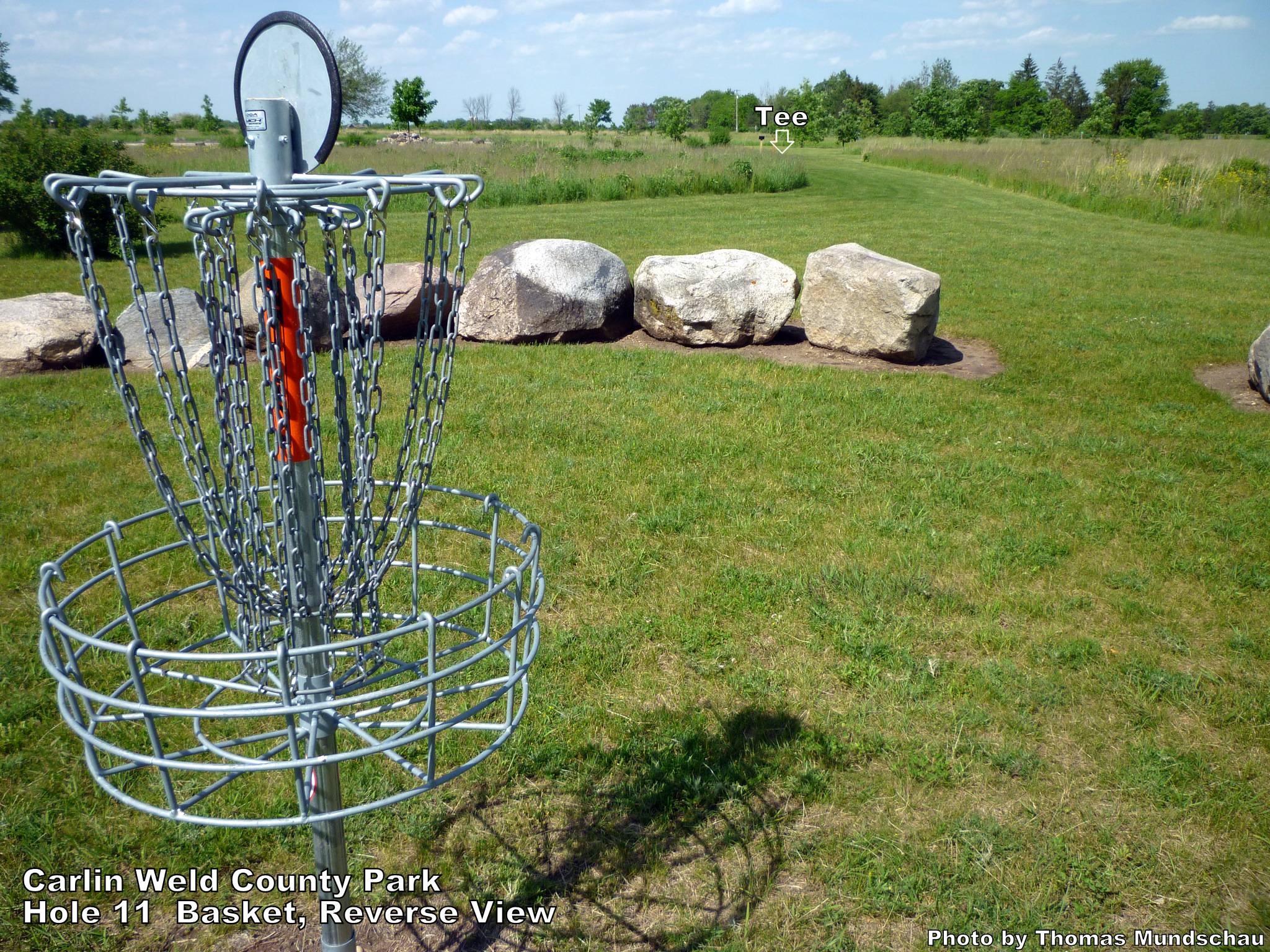 Hole 2 • Carlin Weld Park (Palymra, WI) Disc Golf Courses Disc Golf