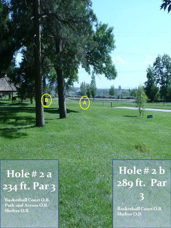 Hole 2 • Lake Walcott State Park (Rupert, ID) Disc Golf Courses