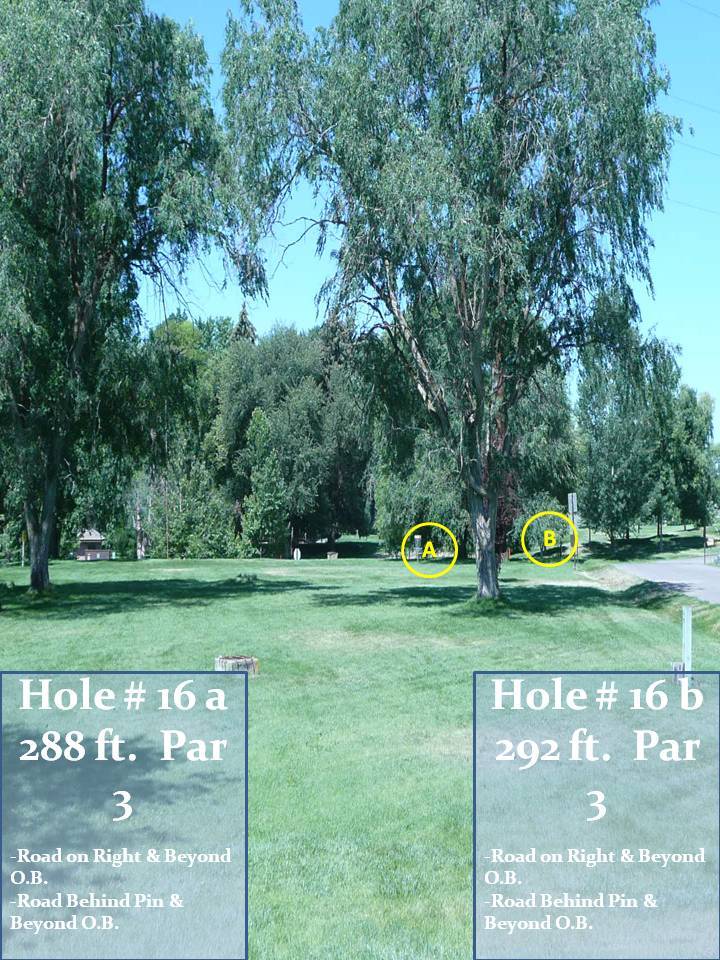 Hole 16 • Lake Walcott State Park (Rupert, ID) Disc Golf Courses