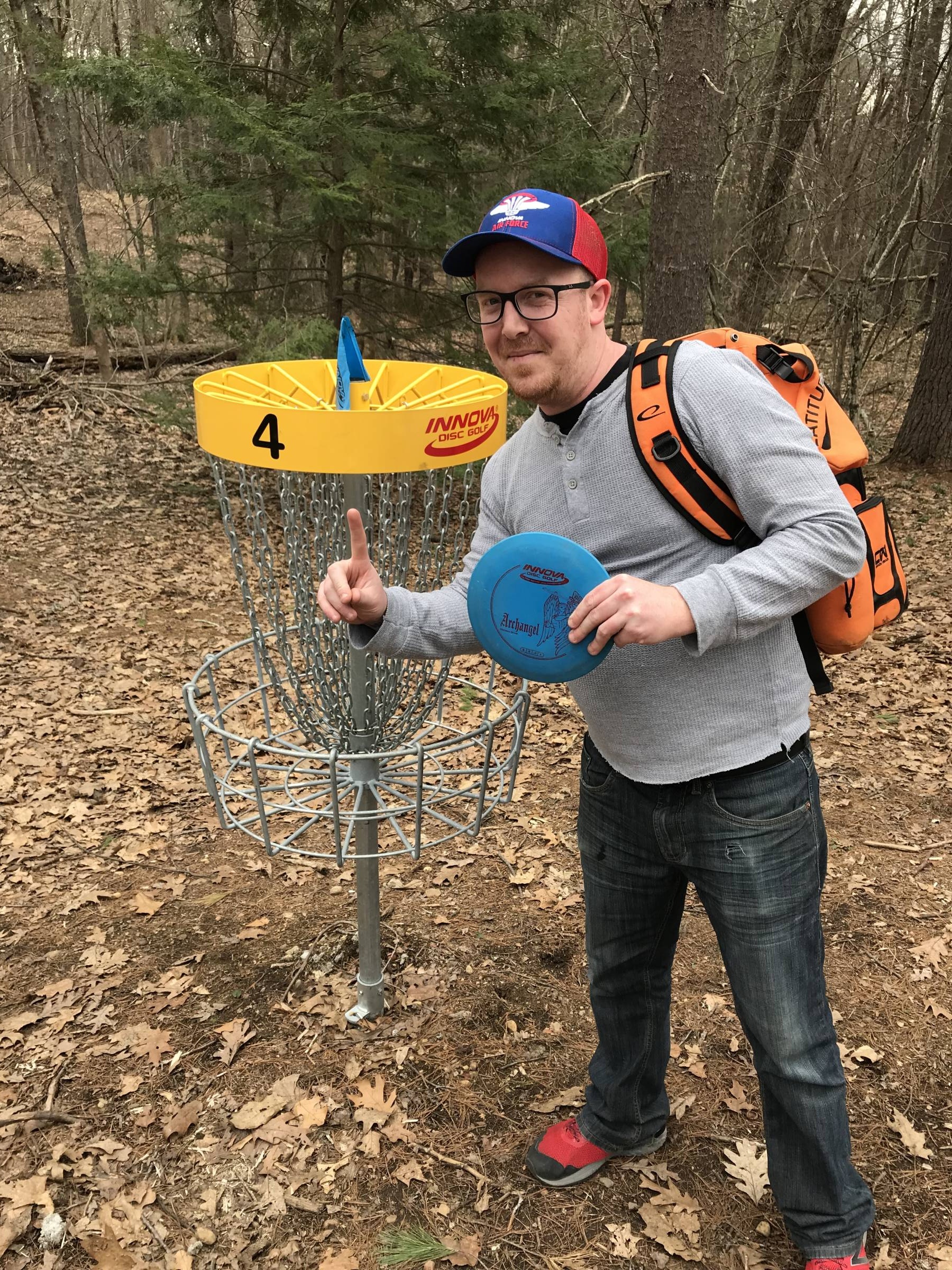 Hole 4 • Birch Park (Amherst, NH) Disc Golf Courses Disc Golf Scene