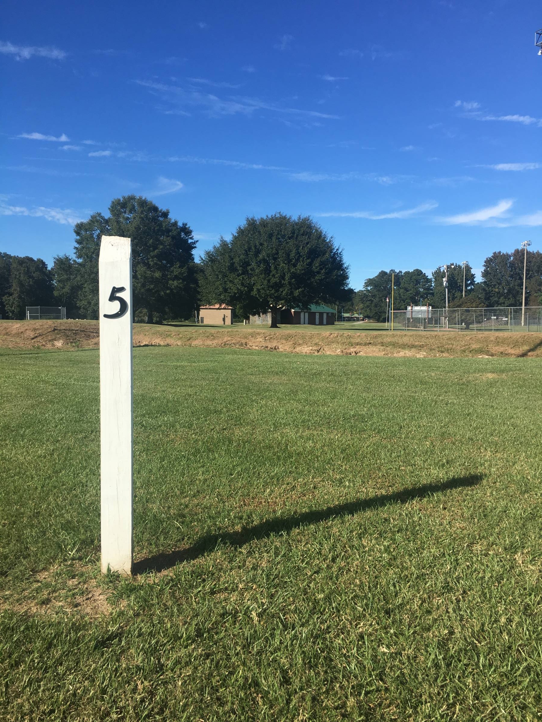 Hole 5 • Clanton City Park (Clanton, AL) Disc Golf Courses Disc