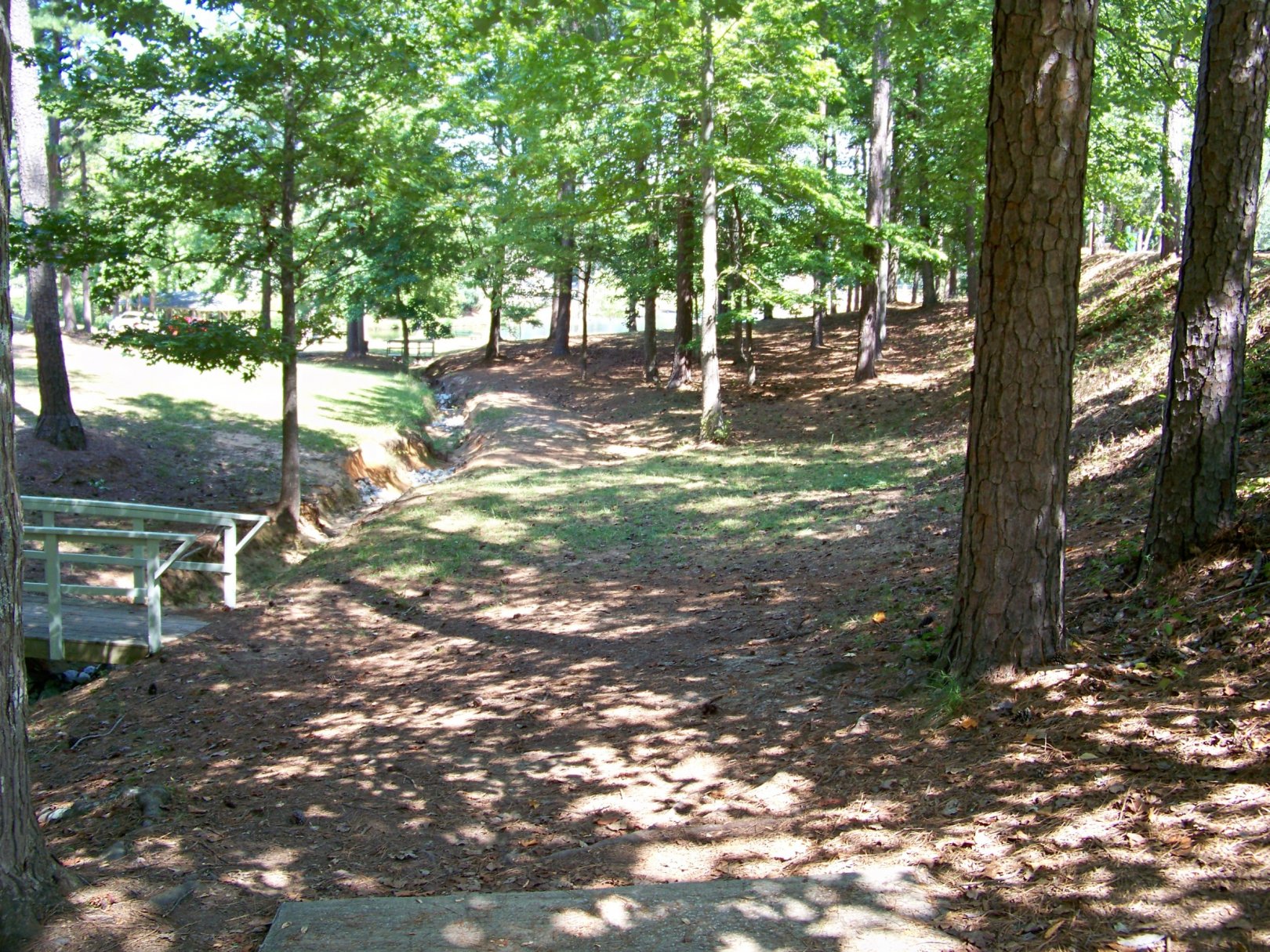 Hole 2 • Deer Lick Park (Douglasville, GA) Disc Golf Courses Disc