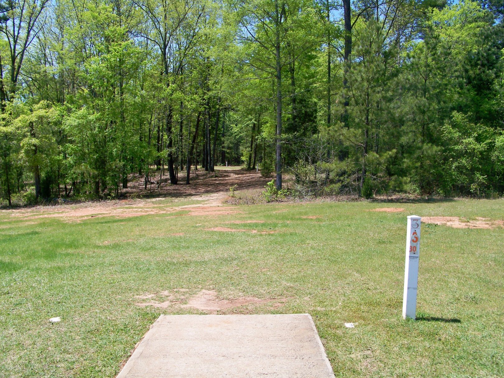 Hole 3 • Patriot's Park (Grovetown, GA) Disc Golf Courses Disc Golf