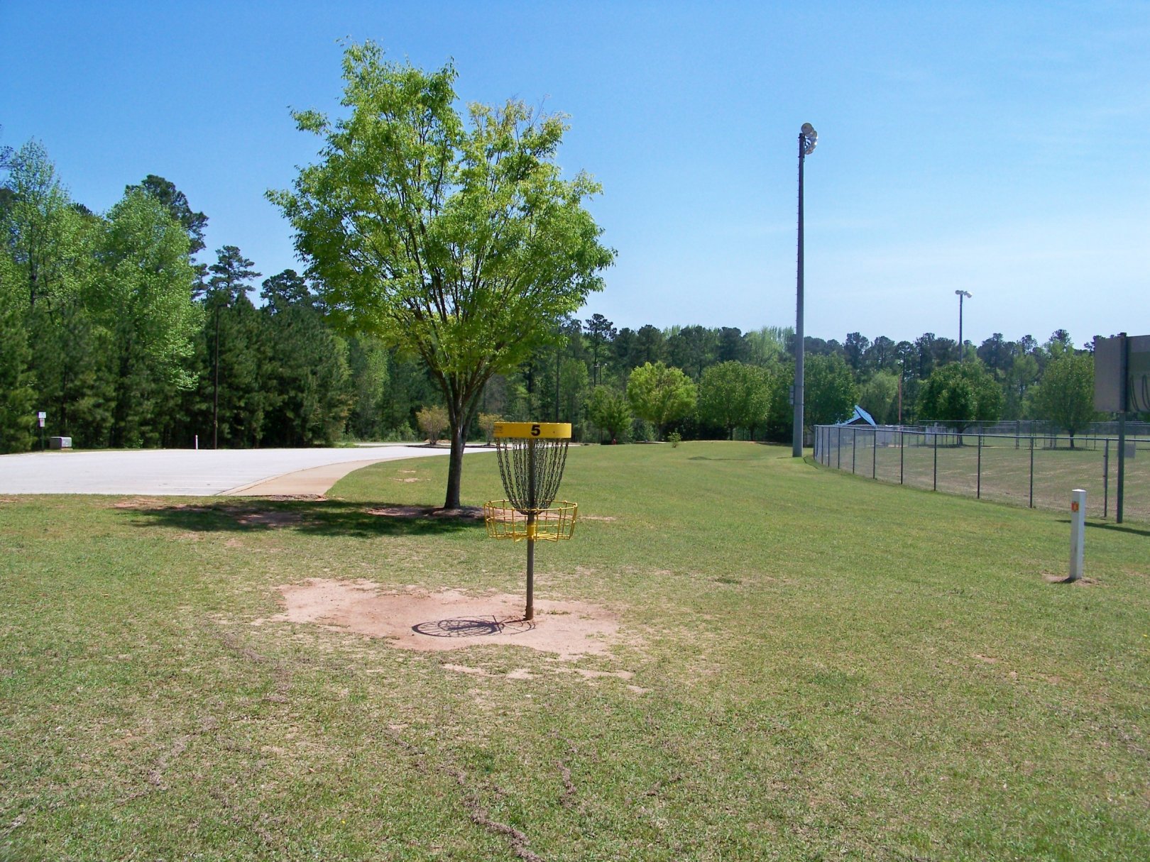 Hole 5 • Patriot's Park (Grovetown, GA) Disc Golf Courses Disc Golf