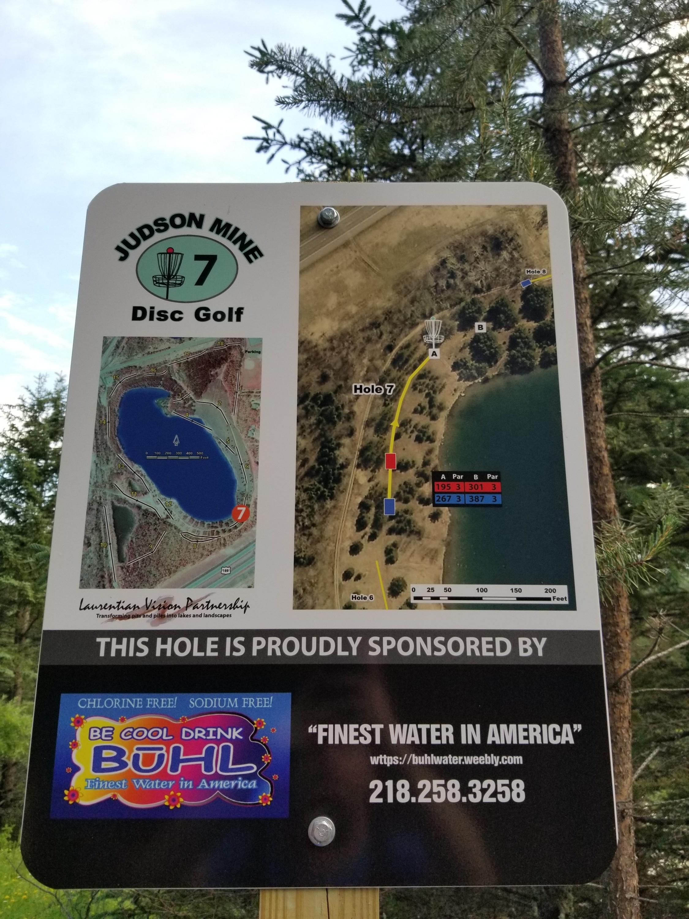 Hole 7 • Judson Mine Disc Golf Park (Buhl, MN) Disc Golf Courses