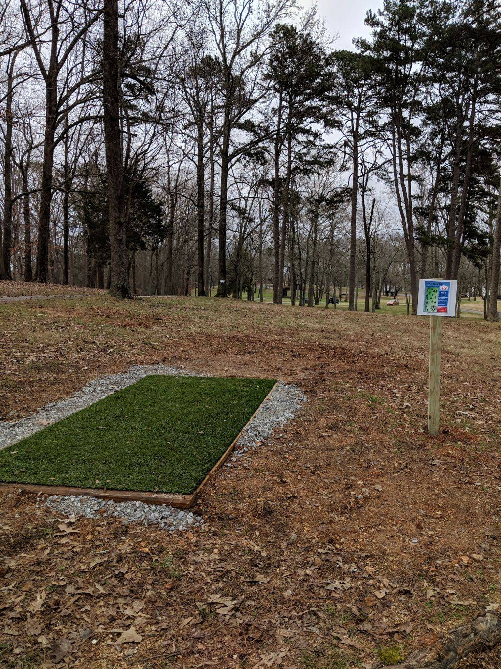 Hole 12 • Chester Frost Park (Hixson, TN) Disc Golf Courses Disc