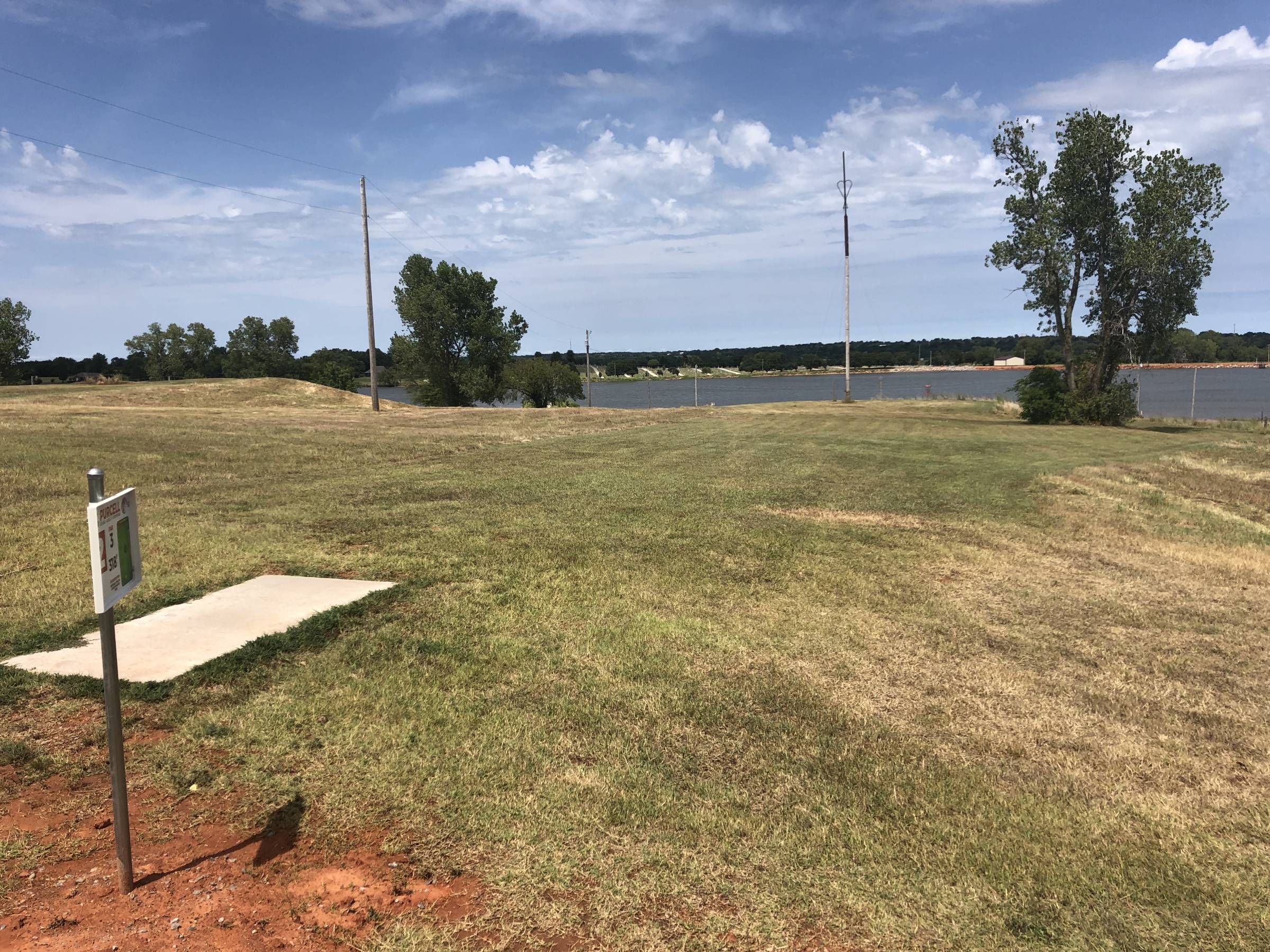 Hole 2 • The Dragon (Purcell, OK) Disc Golf Courses Disc Golf Scene