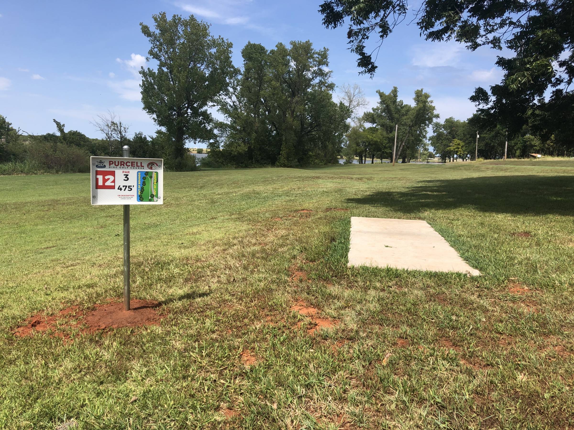 Hole 12 • The Dragon (Purcell, OK) Disc Golf Courses Disc Golf Scene