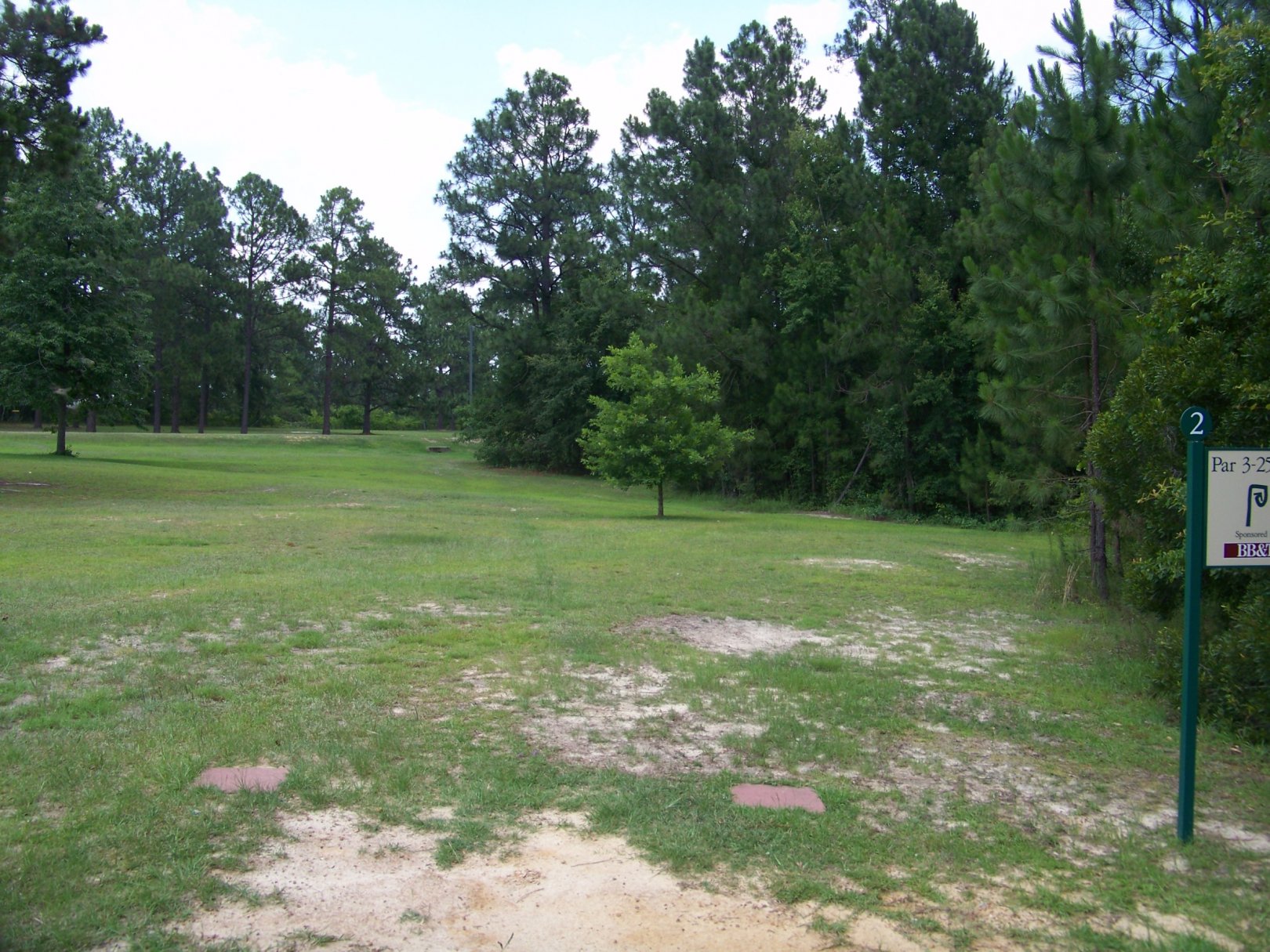 Hole 2 • East College (Swainsboro, GA) Disc Golf Courses
