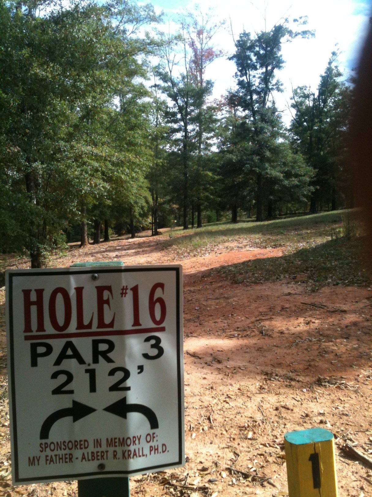 Hole 16 • Stephens County/Rose Lane (Toccoa, GA) Disc Golf Courses