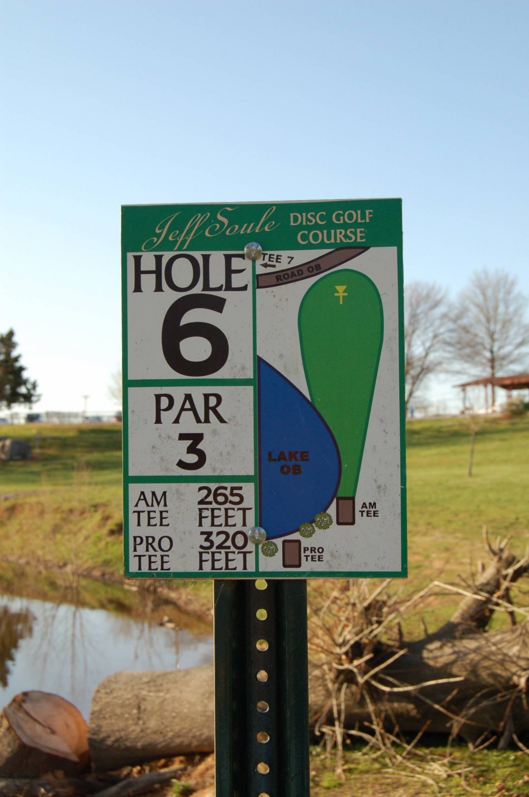 Hole 6 • Basil Griffin Park (Bowling Green, KY) Disc Golf Courses