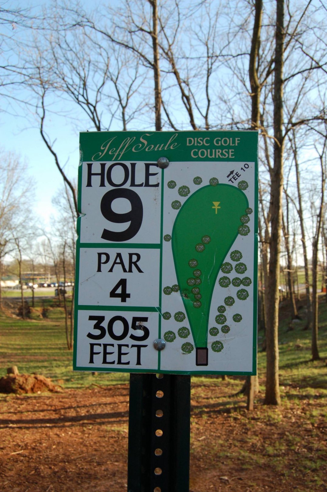 Hole 9 • Basil Griffin Park (Bowling Green, KY) Disc Golf Courses