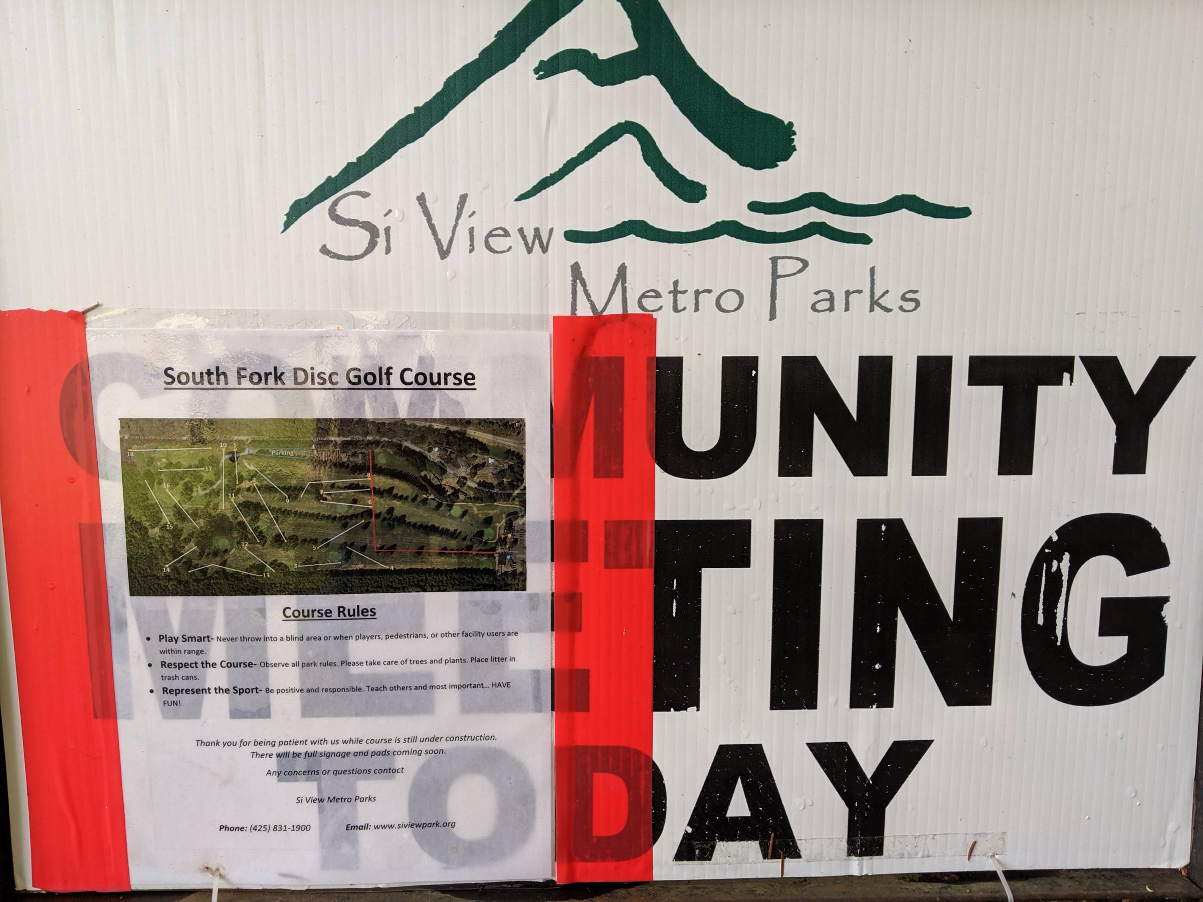 Hole 1 • South Fork DGC (North Bend, WA) Disc Golf Courses Disc