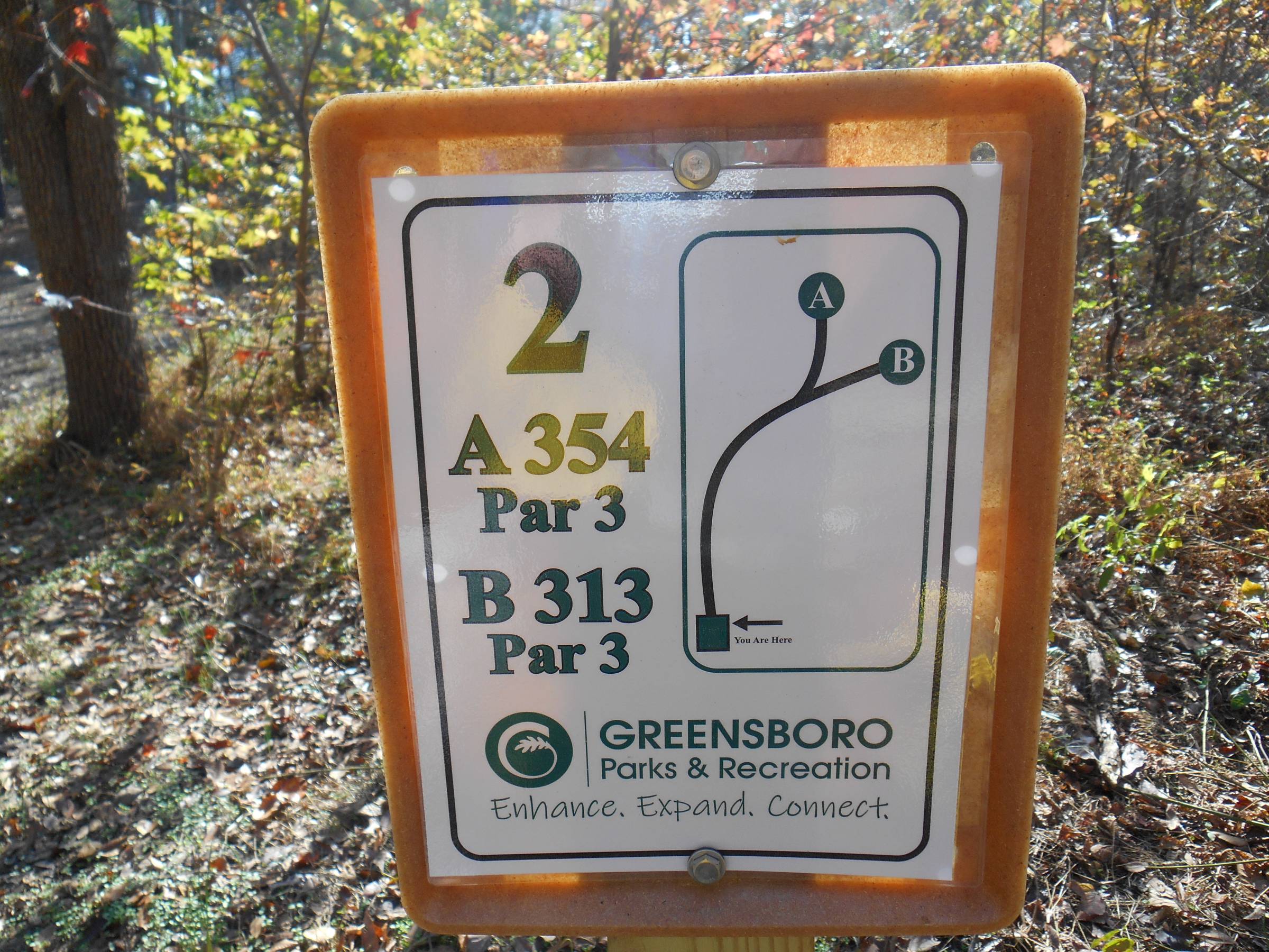 Hole 2 • Keeley Park (McLeansville, NC) Disc Golf Courses Disc Golf Scene