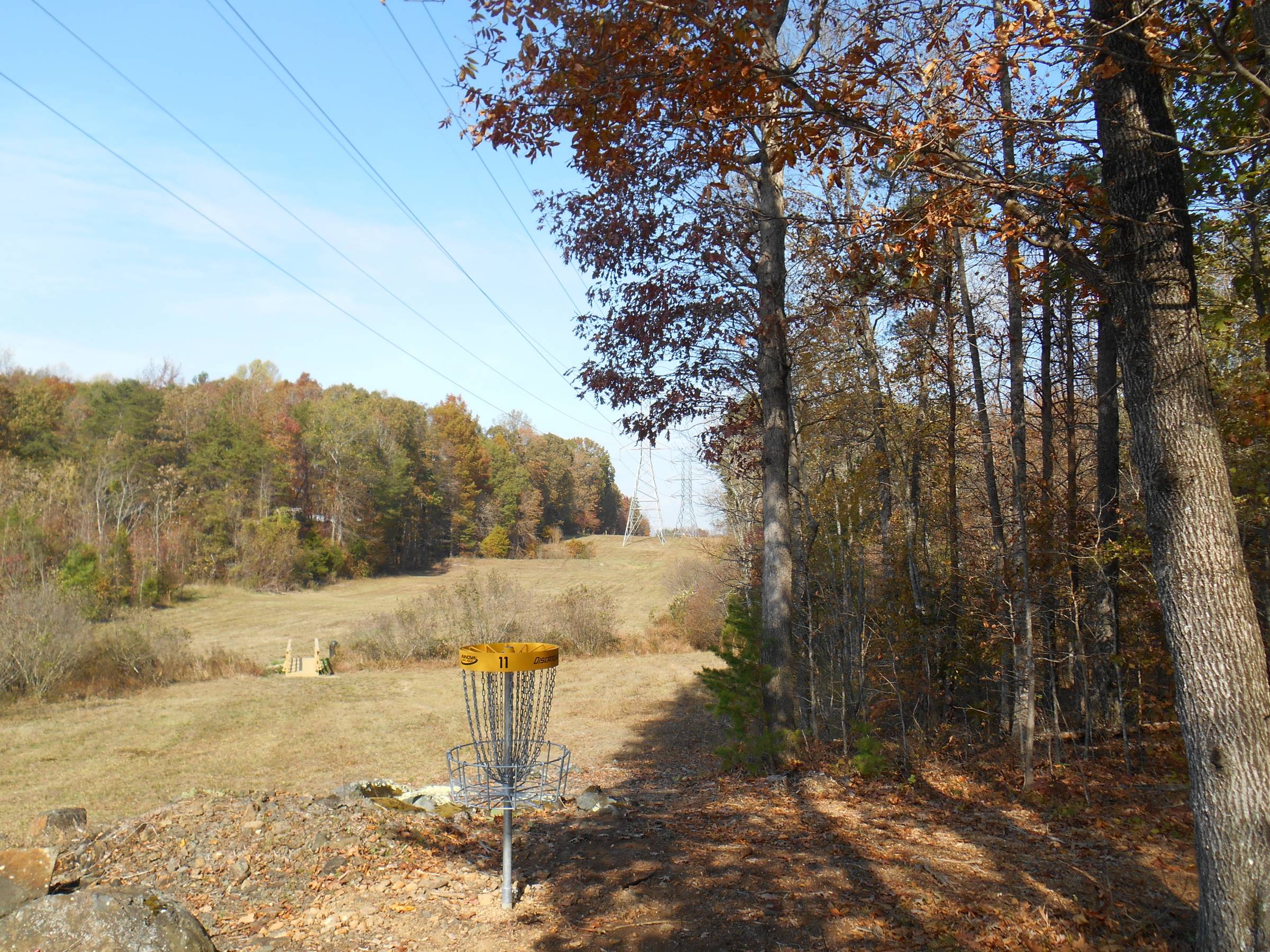 Hole 11 • Keeley Park (McLeansville, NC) Disc Golf Courses Disc Golf Scene