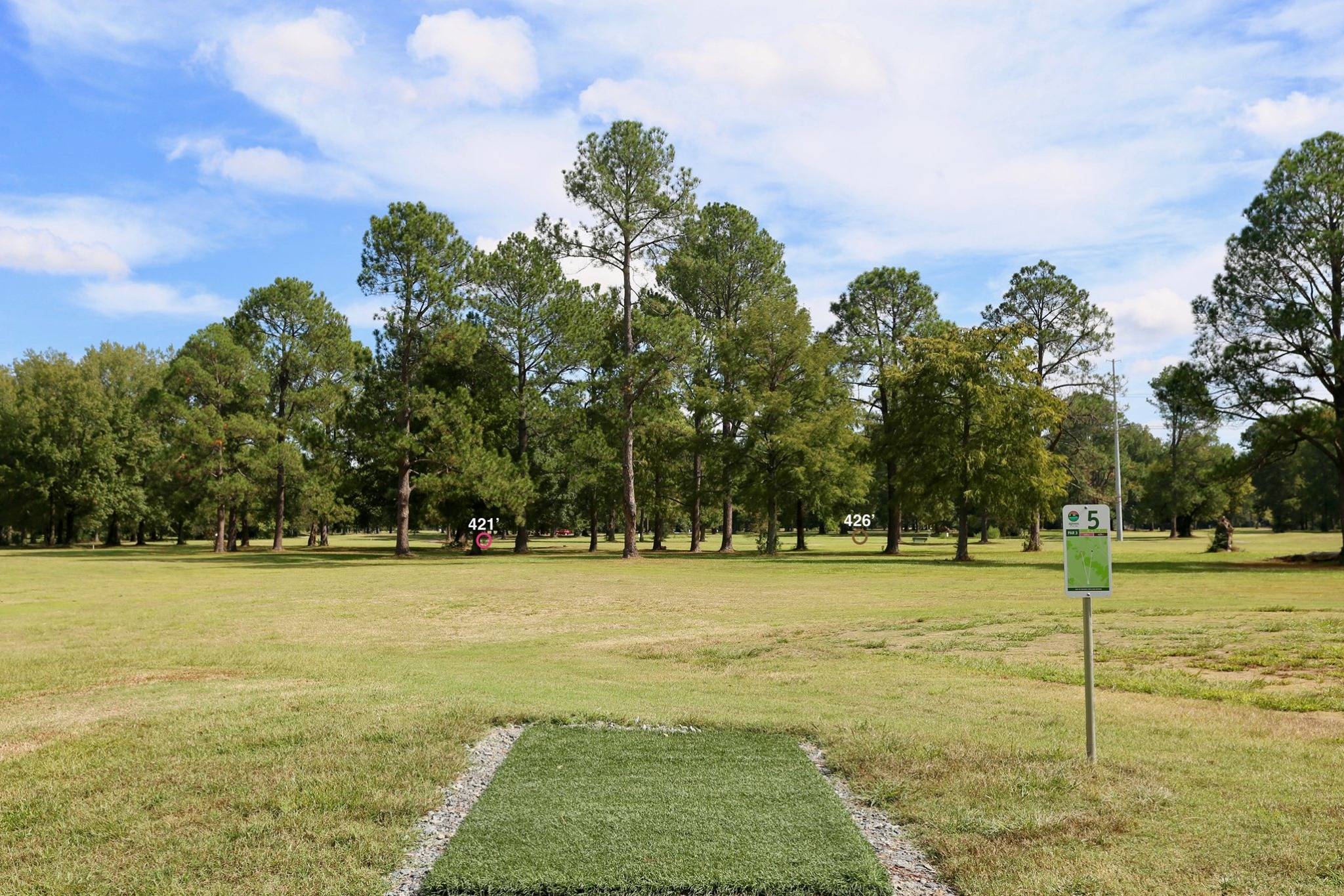 Hole 5 • West / Hindman Park (Little Rock, AR) Disc Golf Courses