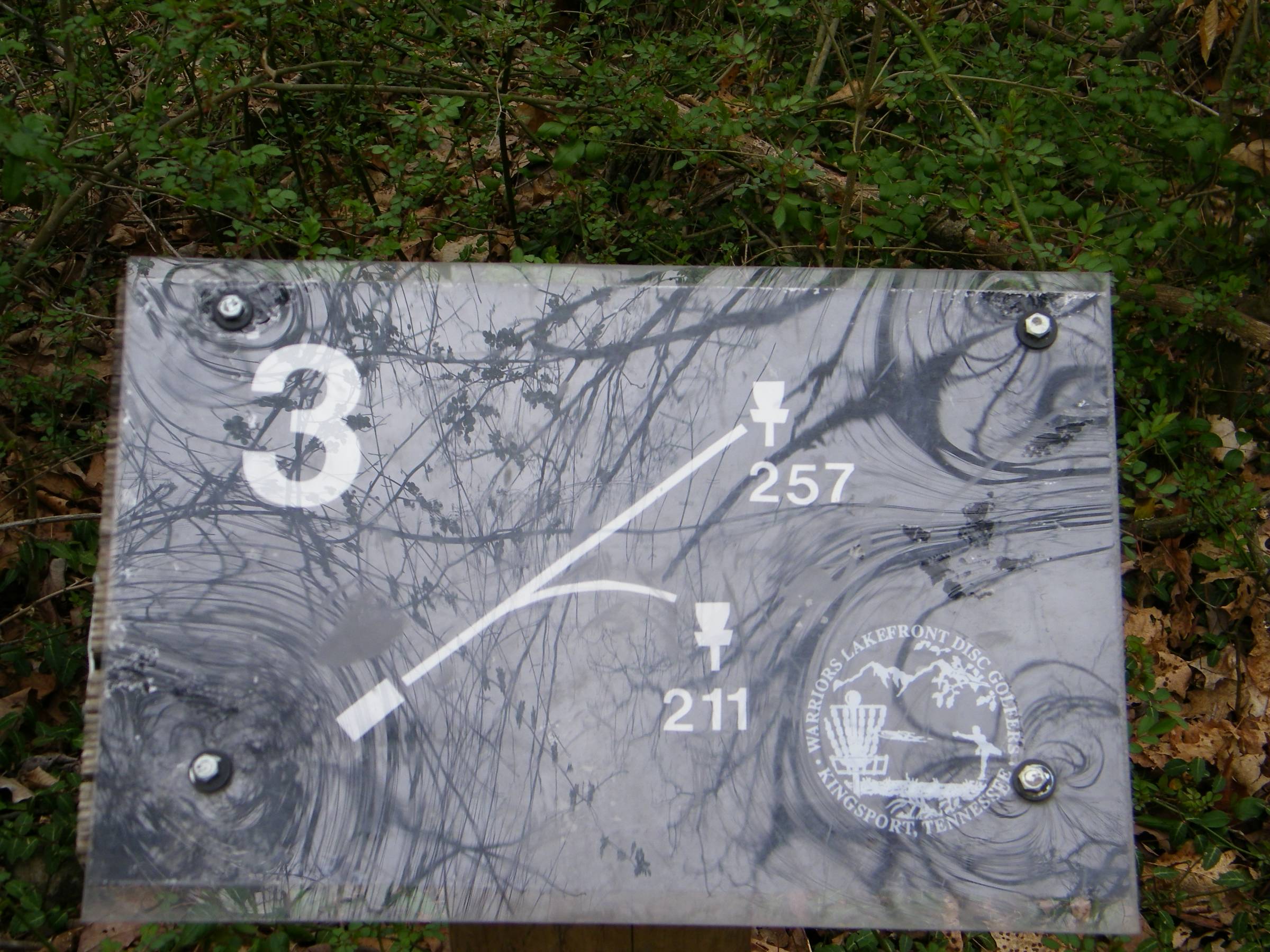 Hole 3 • Warriors Path State Park (Kingsport, TN) Disc Golf Courses