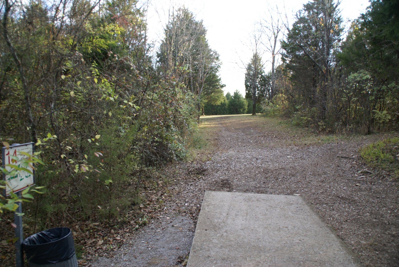 Hole 14 • Cedar Hill Park (Madison, TN) Disc Golf Courses Disc Golf