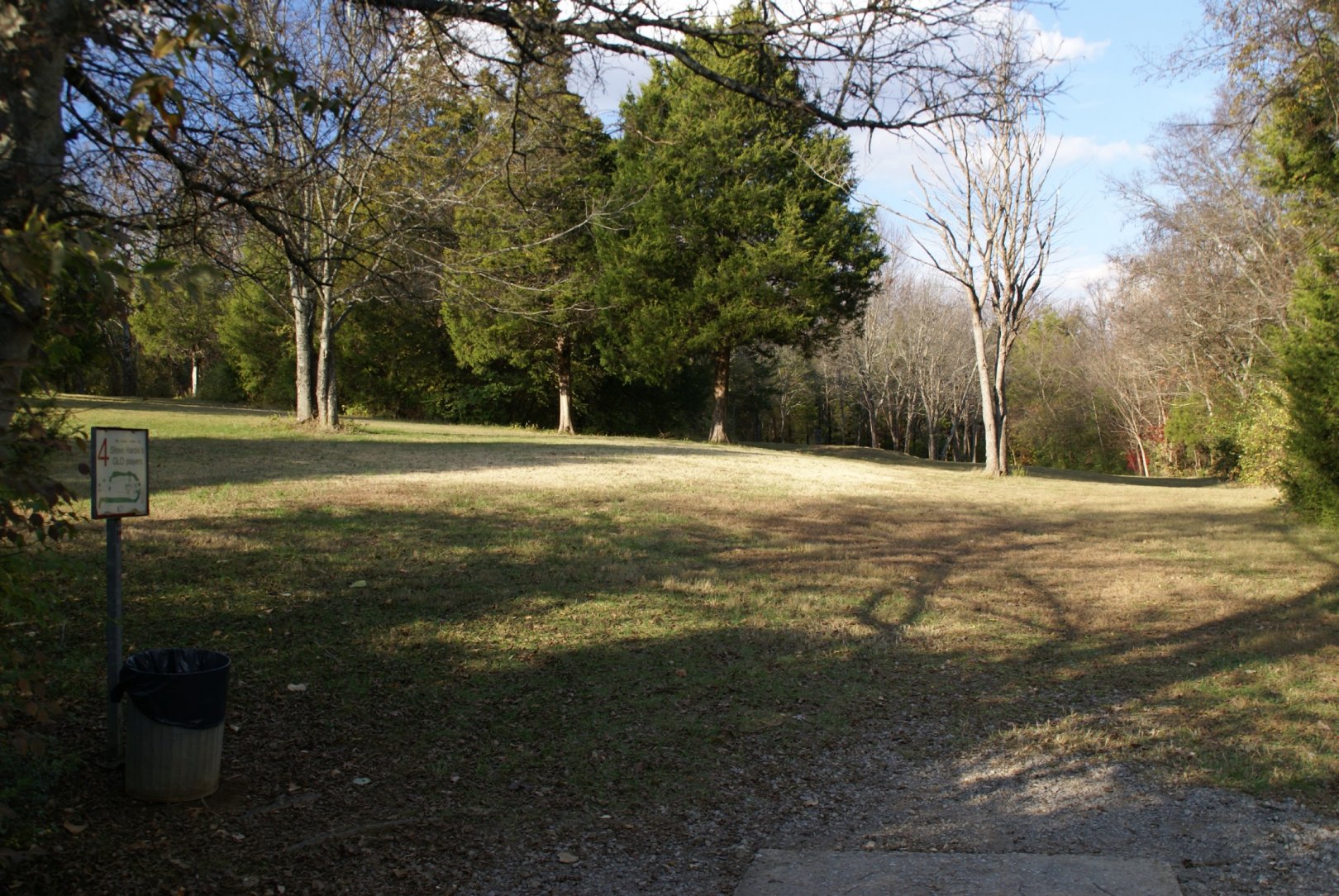 Hole 4 • Cedar Hill Park (Nashville, TN) Disc Golf Courses Disc