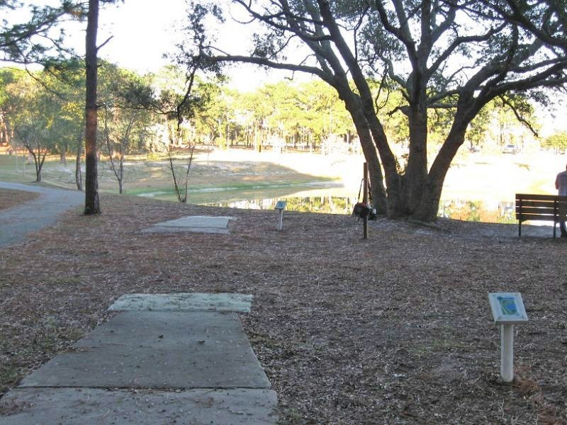 Hole 9 • Ed Austin Park (Jacksonville, FL) Disc Golf Courses Disc