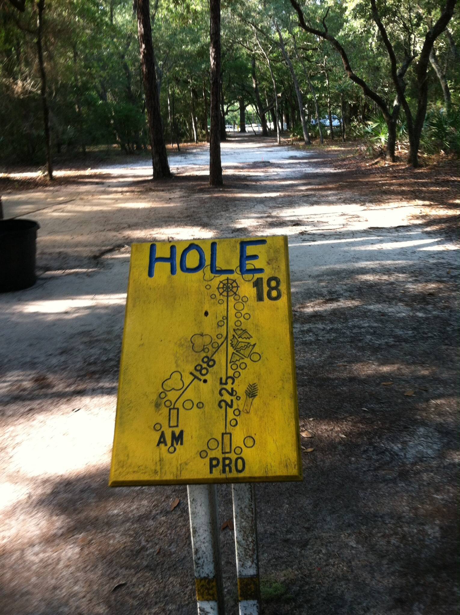 Hole 18 • Palmetto / Blue Angel Park (Pensacola, FL) Disc Golf