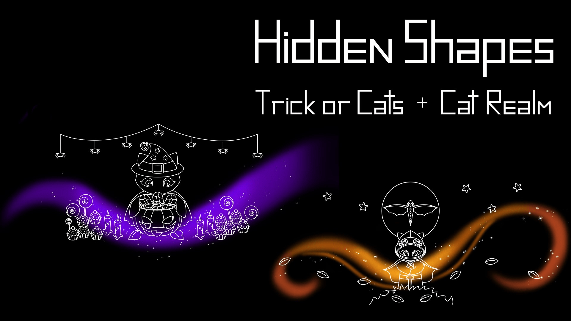 Hidden Shapes Cat Realm + Trick or Cats Achievements Xbox One